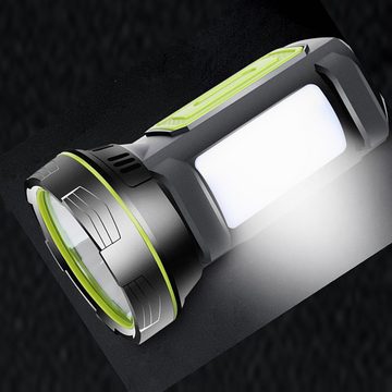 Gontence LED Taschenlampe Wiederaufladbare LED-Arbeitstaschenlampe, 4000mA Outdoor-Camping-Licht (1-St)