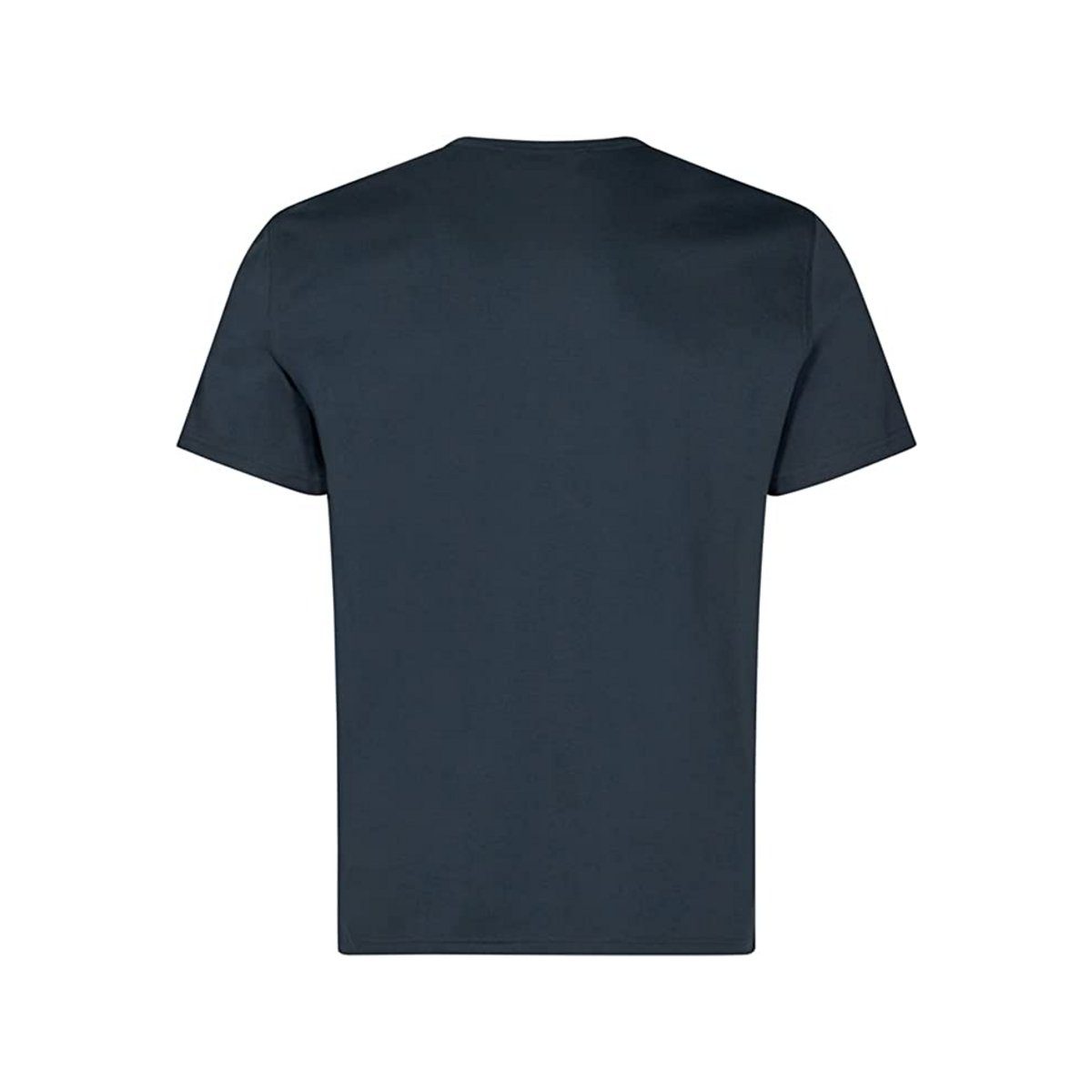 Mos Mosh T-Shirt passform Navy textil (1-tlg) marineblau