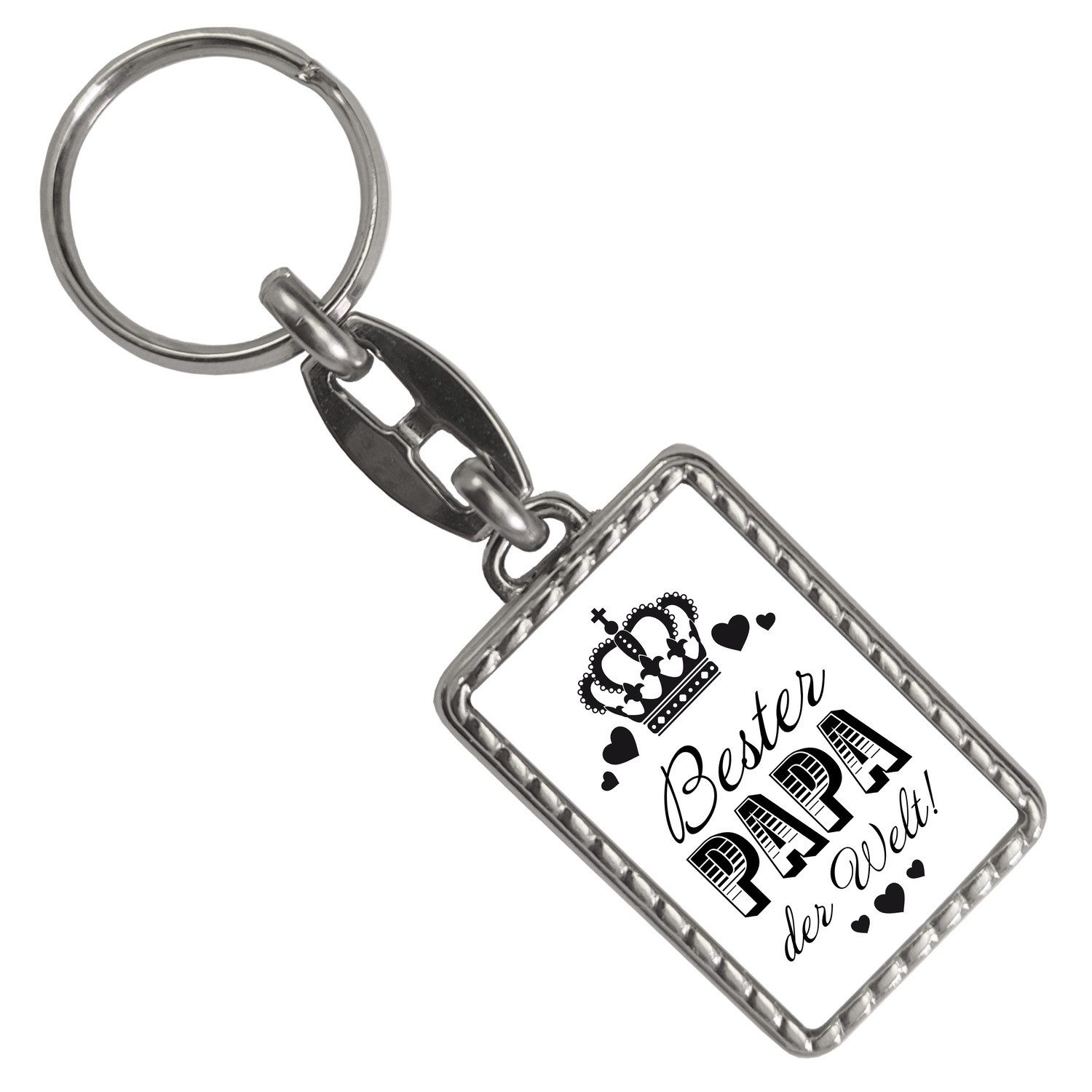 speecheese Schlüsselanhänger Bester Papa der Welt Schlüsselanhänger mit Bor günstig online kaufen