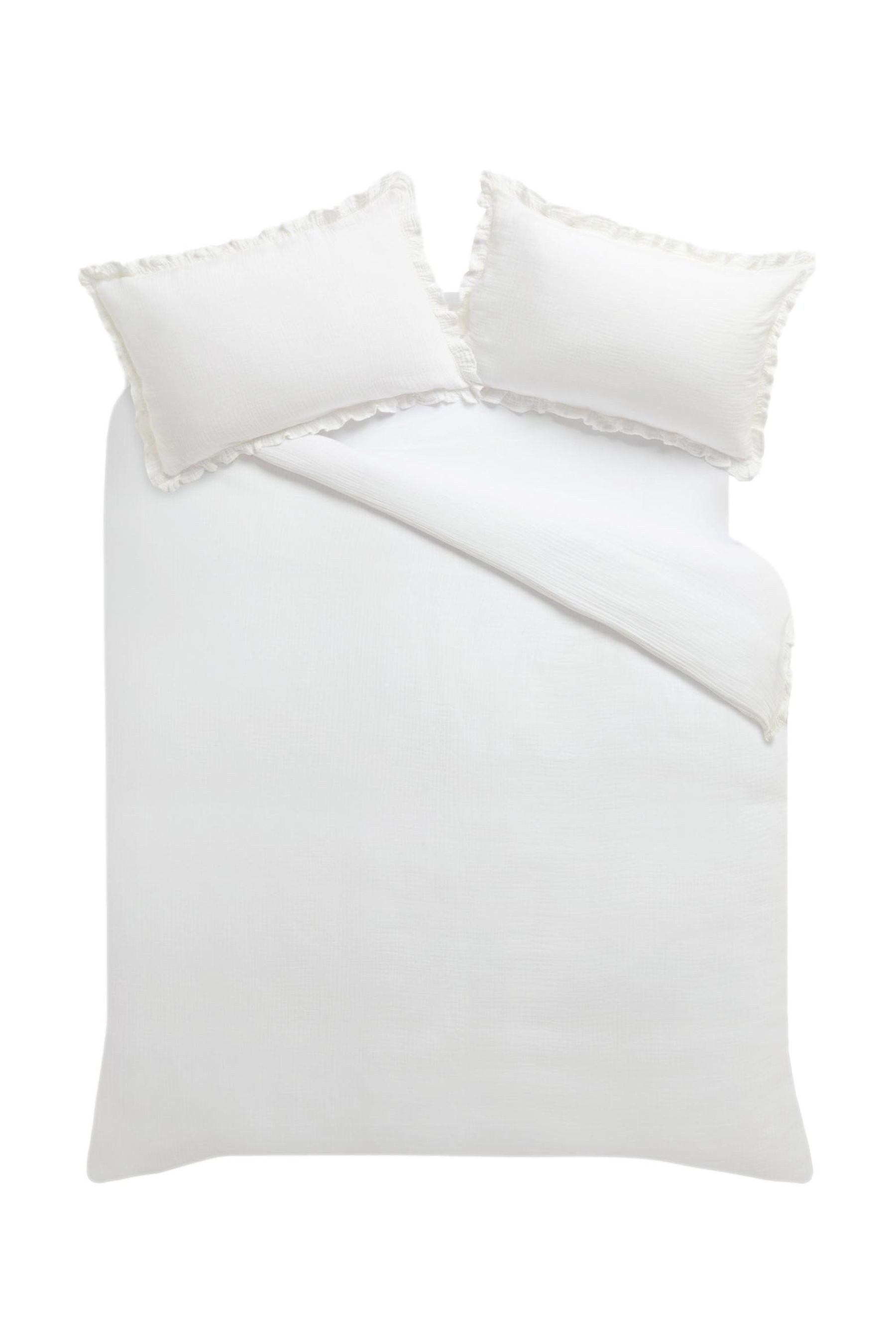 Next Bett-Set Bettgarnitur mit Rüschen aus Baumwollmusseline, Bezug: Baumwolle
