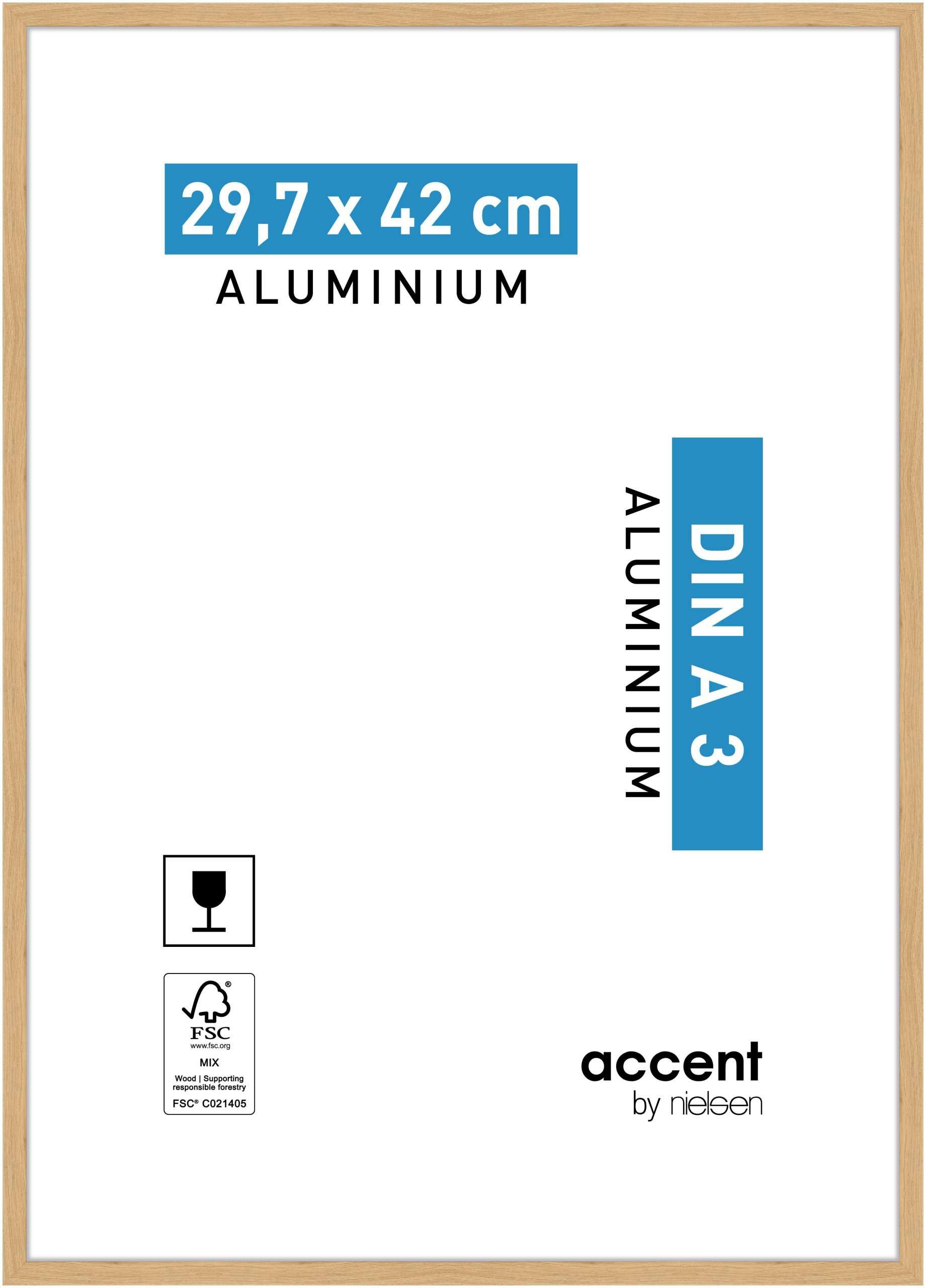 accent by nielsen Bilderrahmen Aluminium Bilderrahmen Duo, (1 St)