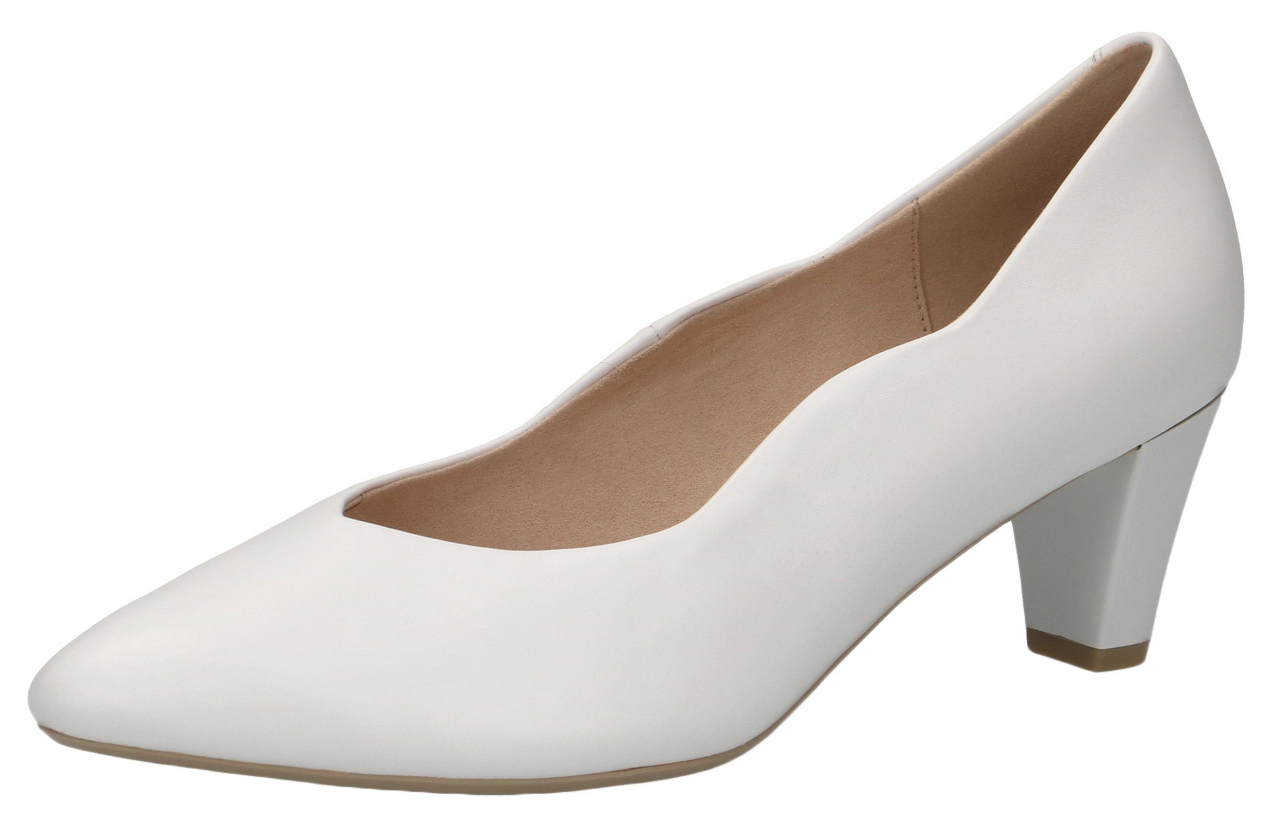 Caprice 9-22400-20 102 White Nappa Pumps