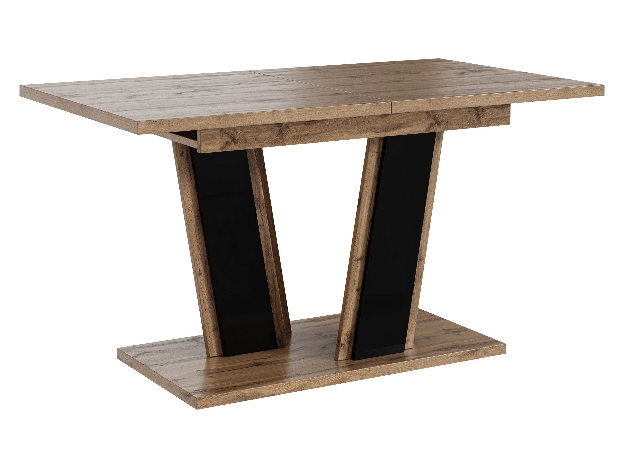 MIRJAN24 Esstisch Muss 160 (Ausziehbar - 1x Einlegeplatte), 120-160x80x75 cm, Rechteck