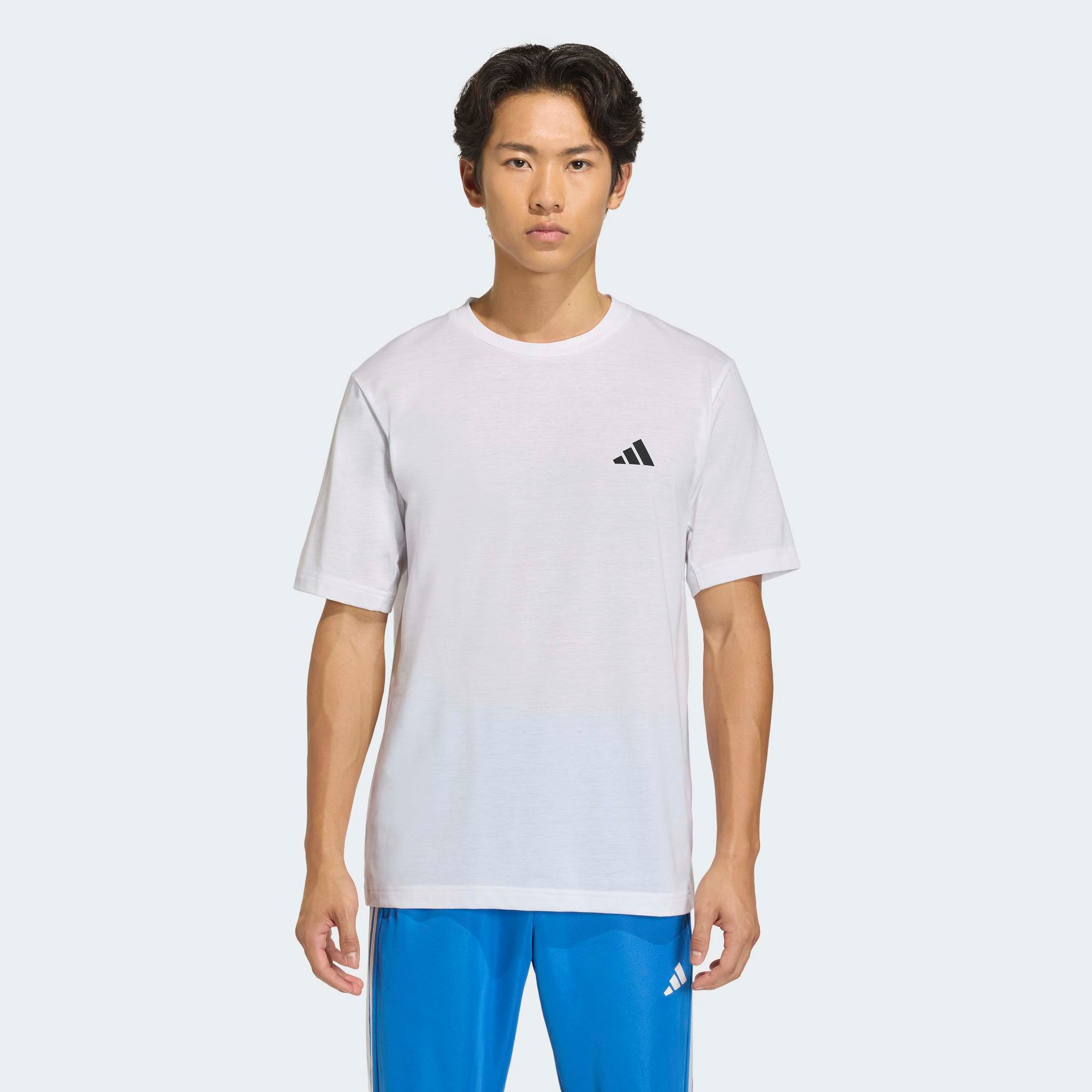 adidas Performance T-Shirt WORKOUT ESSENTIALS FEELREADY mit Rundhalsausschnitt, aus Polyester