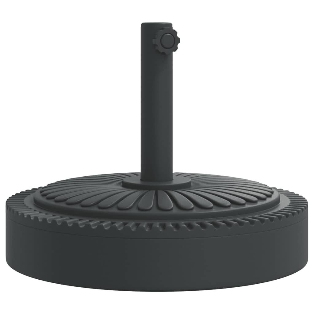 vidaXL Schirmhalter Sonnenschirmständer für Ø38/48 mm Mast 25 kg Rund, 1 tlg.