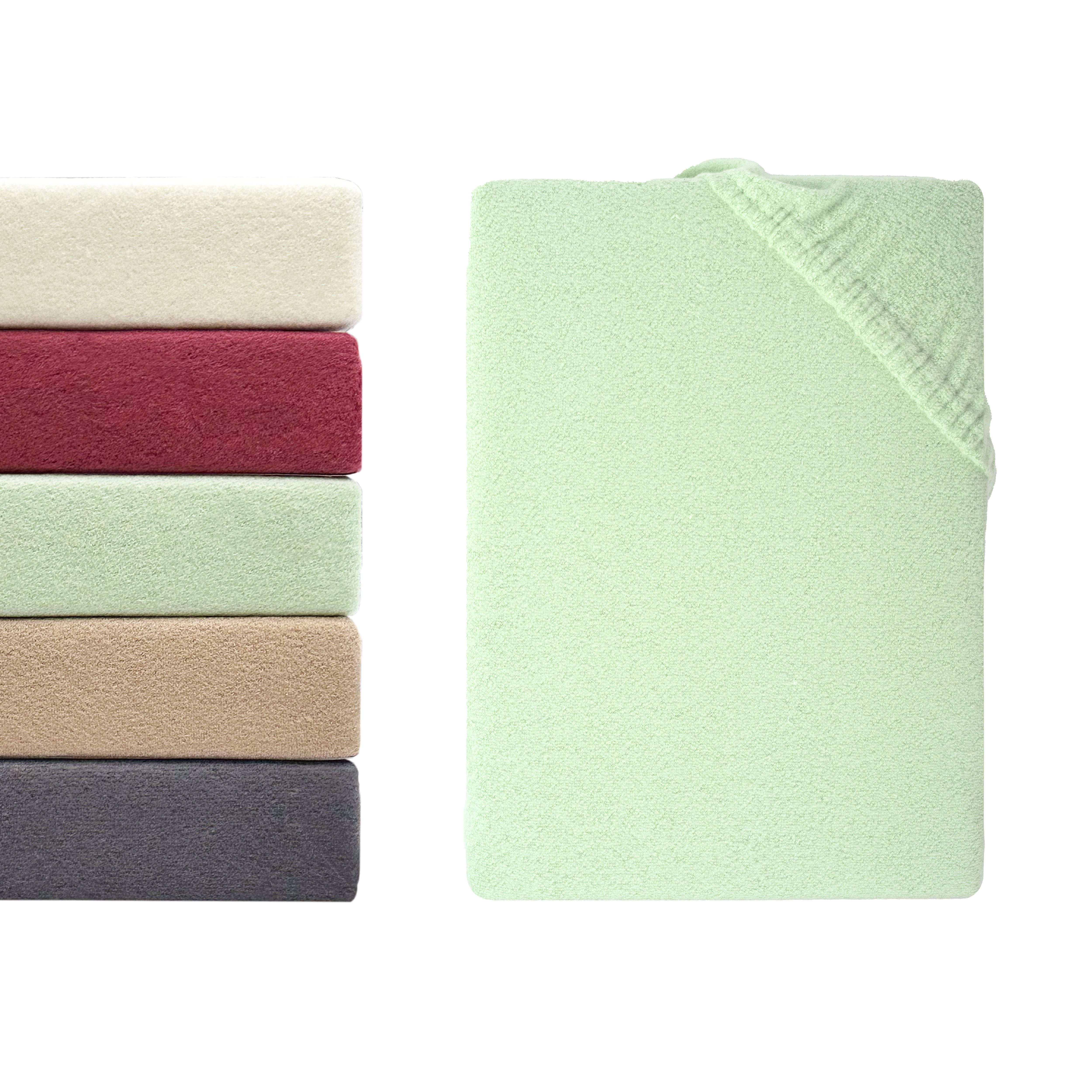 Hometex Premium Textiles Spannbettlaken aus Mikroflausch oder Teddyflausch - Bettlaken extra warm & kuschelig, Gummizug: Rundum, viele Größen und Farben in Premium Qualität