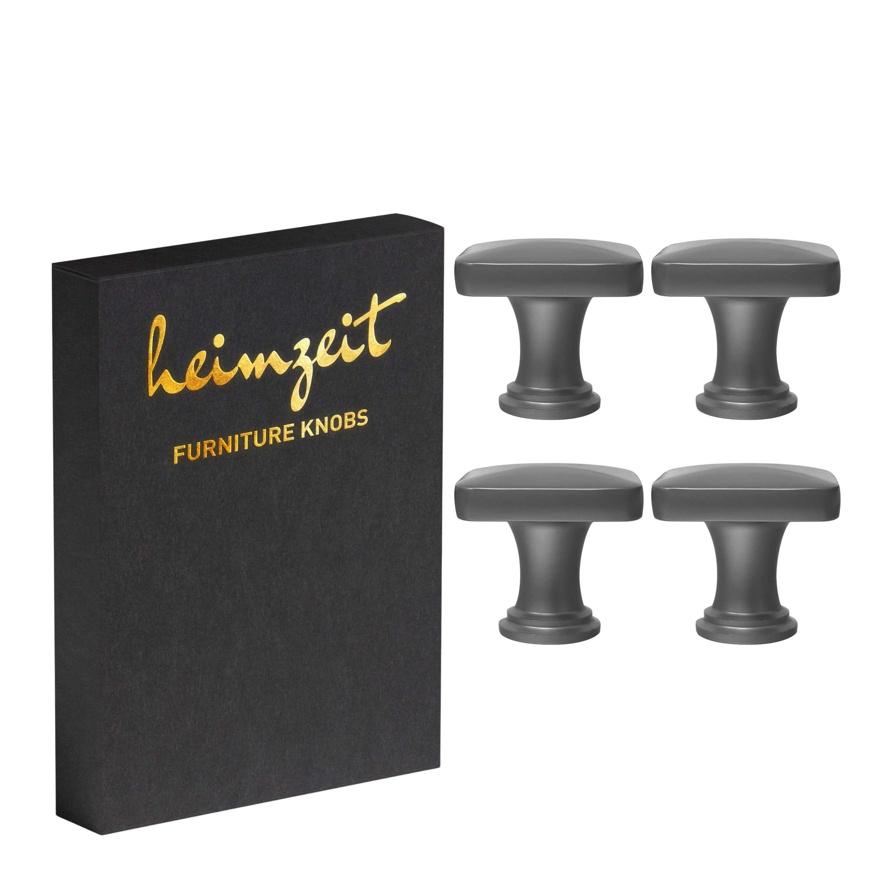 heimzeit Мебельgriff heimzeit Мебельknöpfe Quadratisch (4-St)
