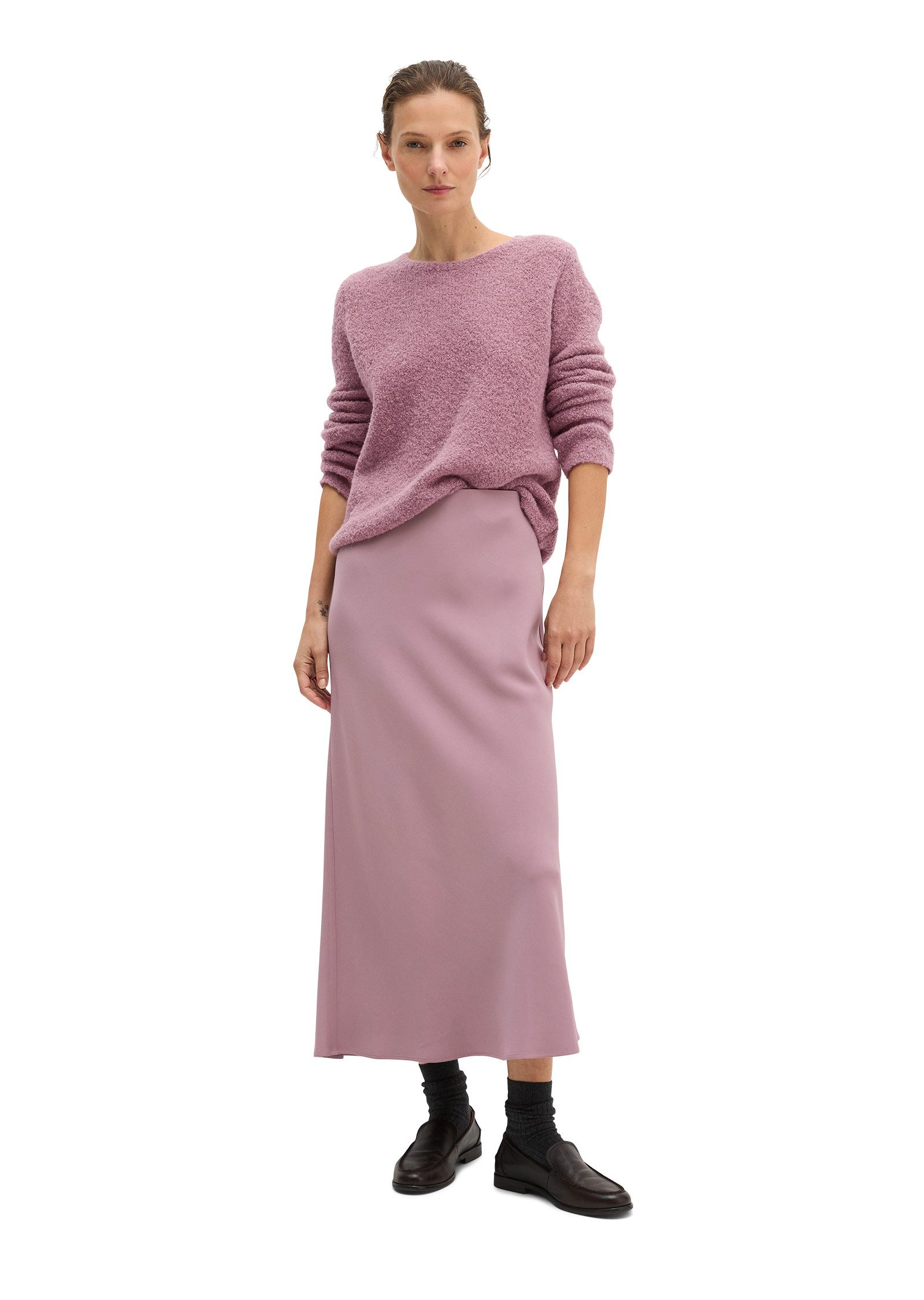 Marc O'Polo Strickpullover aus Schurwolle-Alpakawolle-Mix – Bild 5 von 5