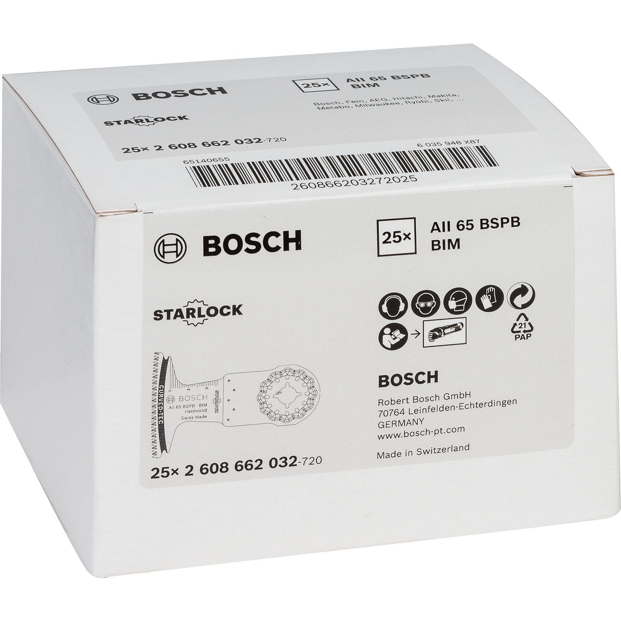 Sägeblatt Tauchsägeblatt Bosch 65 Professional BSPB AII BOSCH