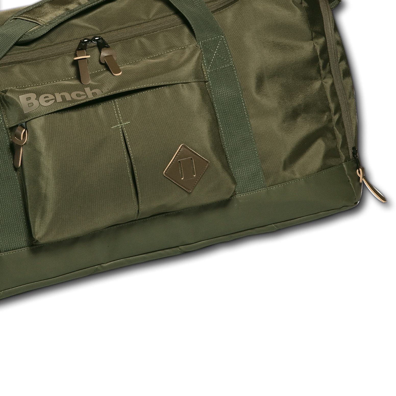 Bench. Sporttasche Bench Reisetasche Sporttasche Nylon (Reisetasche), Herren, Damen, Jugend Reisetasche, Sporttasche Nylon, olivgrün 60cm