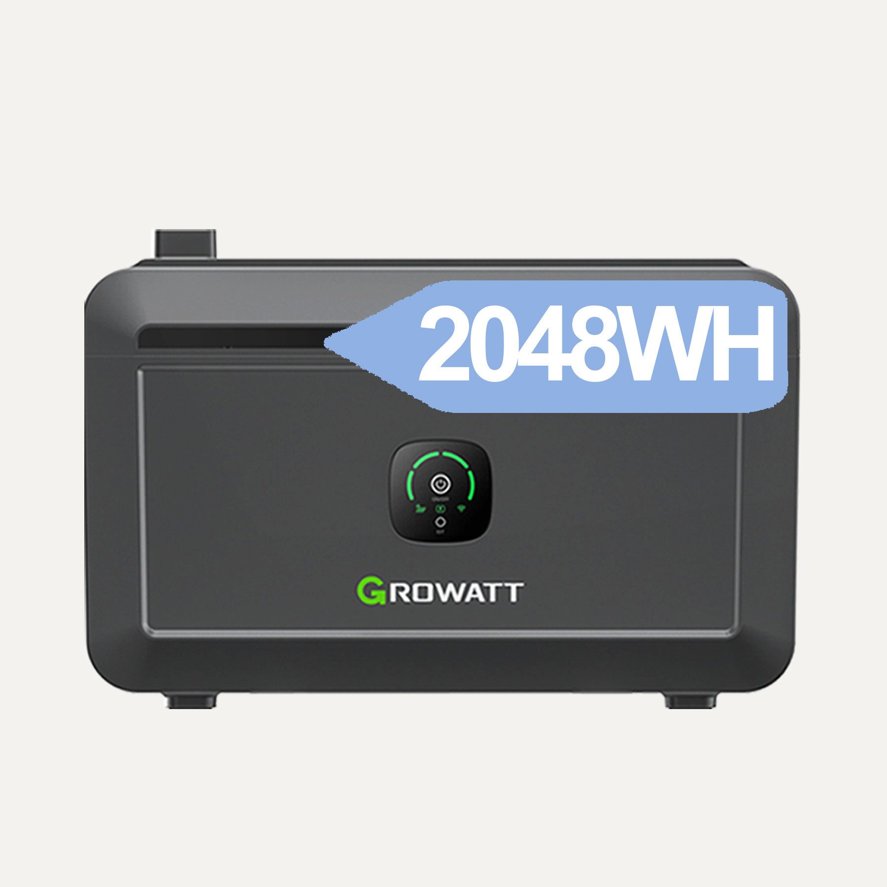 Growatt Balkonkraftwerk Growatt NOAH 2000 Speicher mit/ohne NEO 800W Mikro-Wechselrichter, LiFePO4, 1800W PV-Eingang, IP66, LiFePO4, Smart App Control