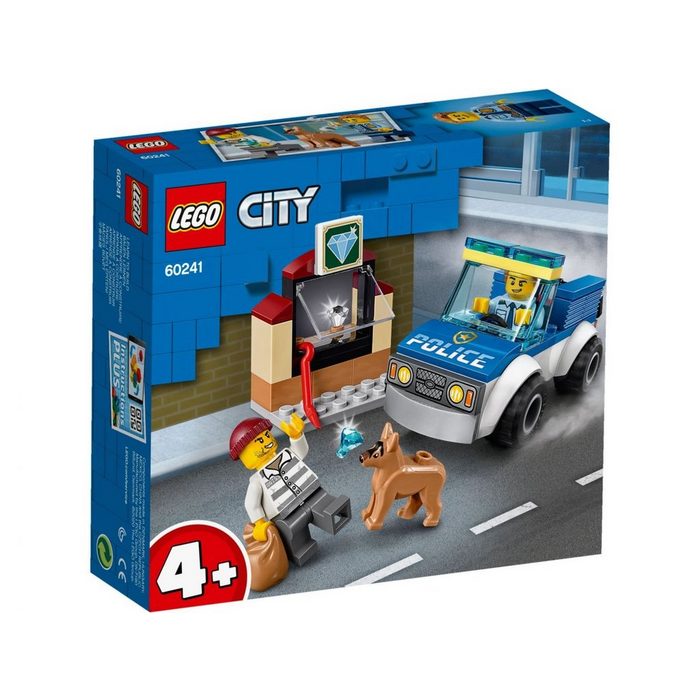 LEGO® Konstruktionsspielsteine LEGO® City - Polizeihundestaffel (Set 67 St)