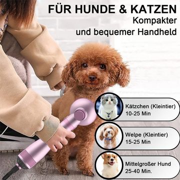 Welikera Hundeschermaschine Haartrockner für Haustiere, 300 W, geräuscharm, 3-stufiger Thermostat
