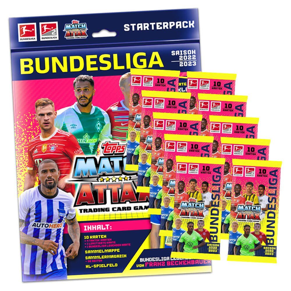 Topps Sammelkarte »Topps Match Attax Bundesliga Karten Saison 2022/20«, Bundesliga Karten 2023