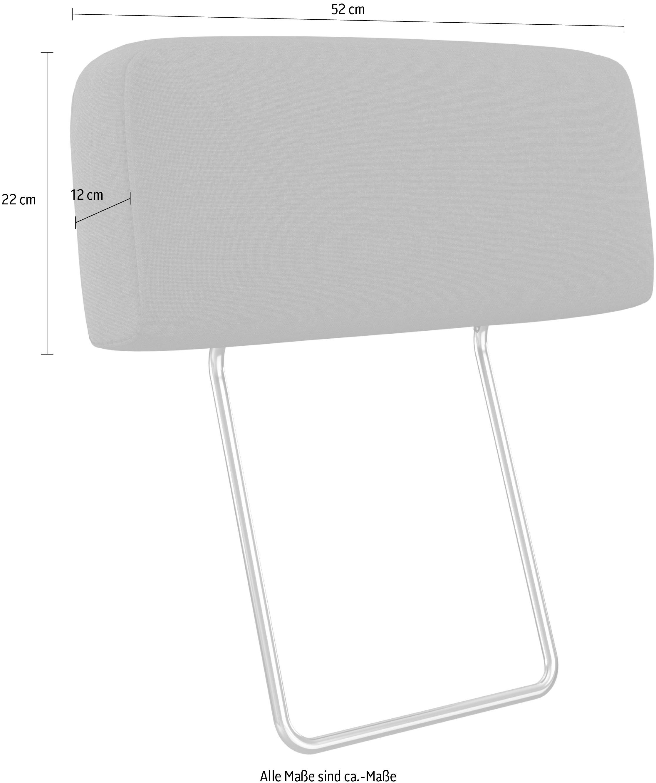 sit&more Kopfstütze Visby, erhältlich in zu clean" dem mit (Set-2), auch Wasser "Soft Bezug reinigendem