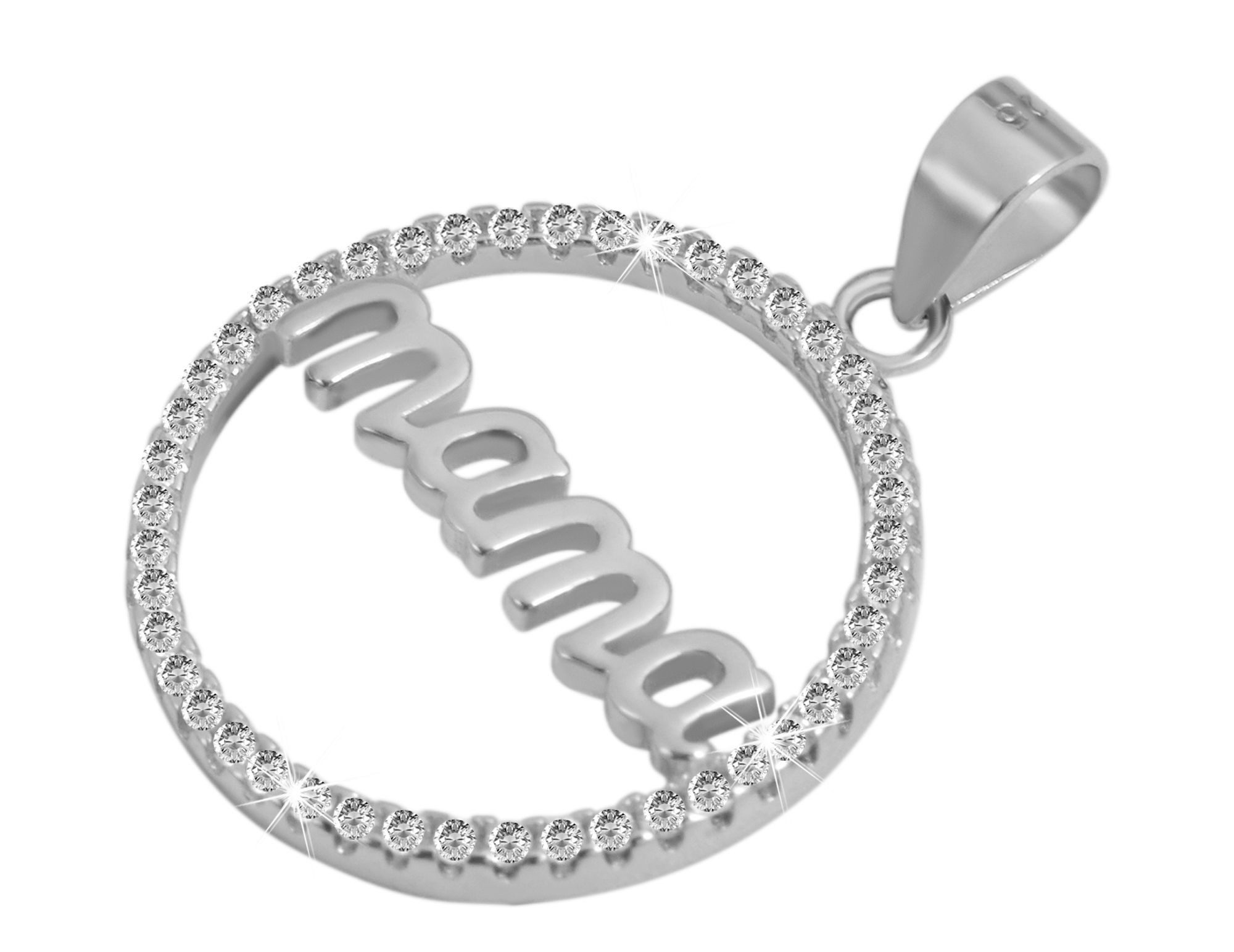 Kettenanhänger Anhänger aus 925 Silber mit Zirkonia