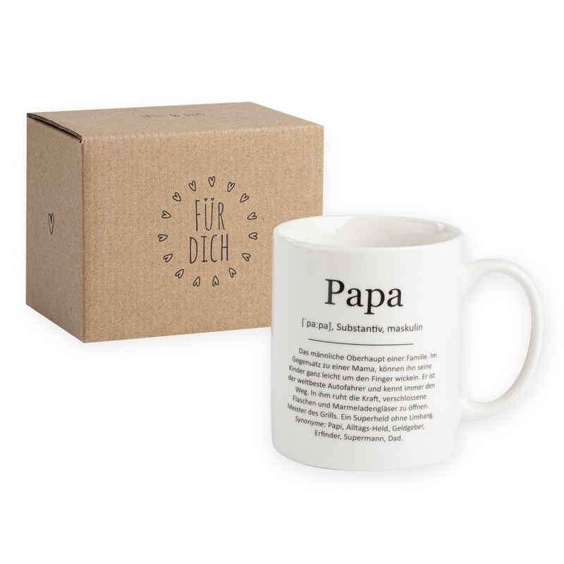ILP Tasse »Kaffeebecher Papa mit Spruch«, Keramik