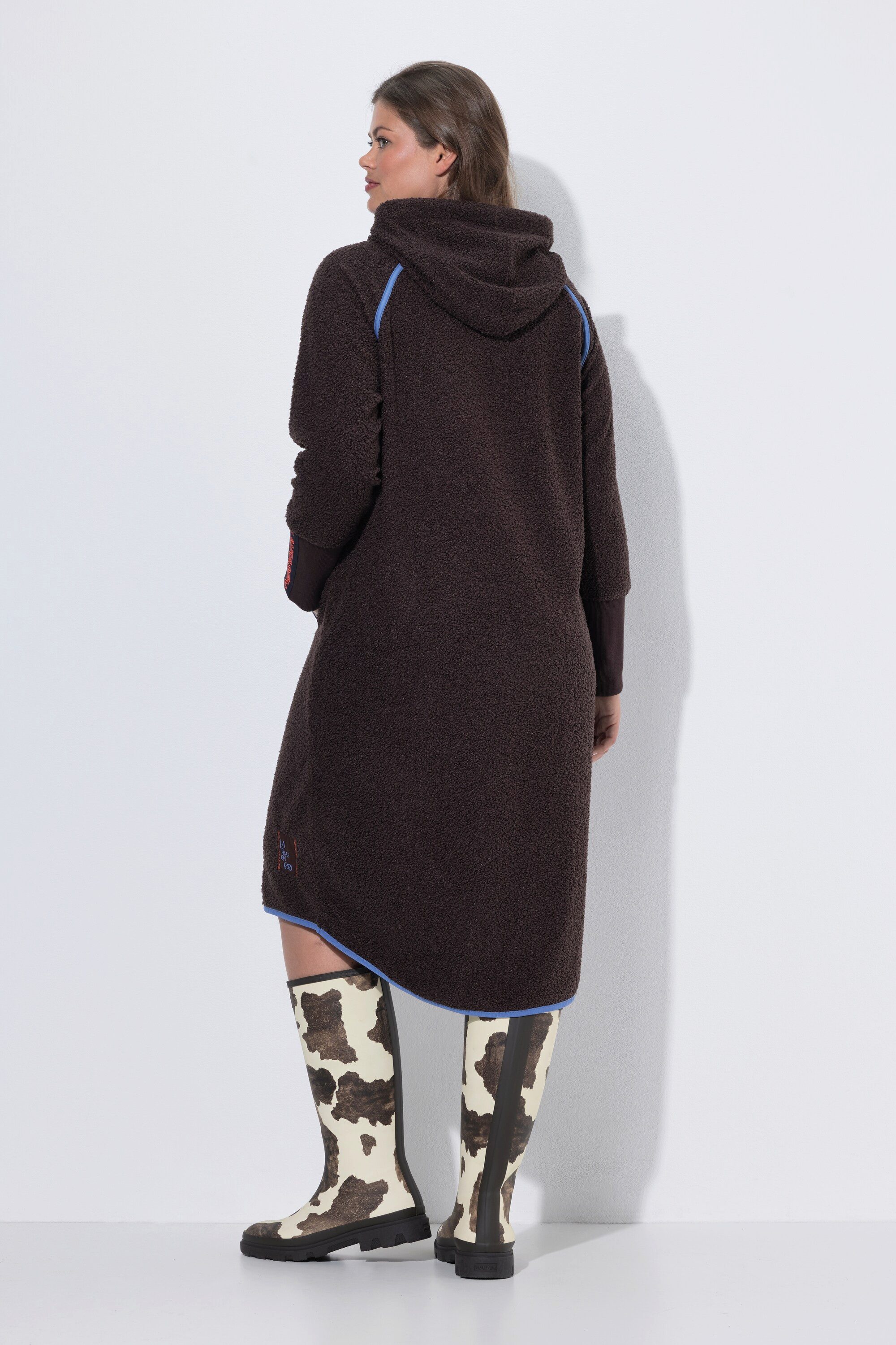 Laurasøn Trachtenkleid Teddy-Kleid Langarm Kapuze – Bild 3 von 4