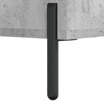 vidaXL Sideboard Regalschrank Betongrau 69,5x32,5x90 cm Holzwerkstoff (1 St)