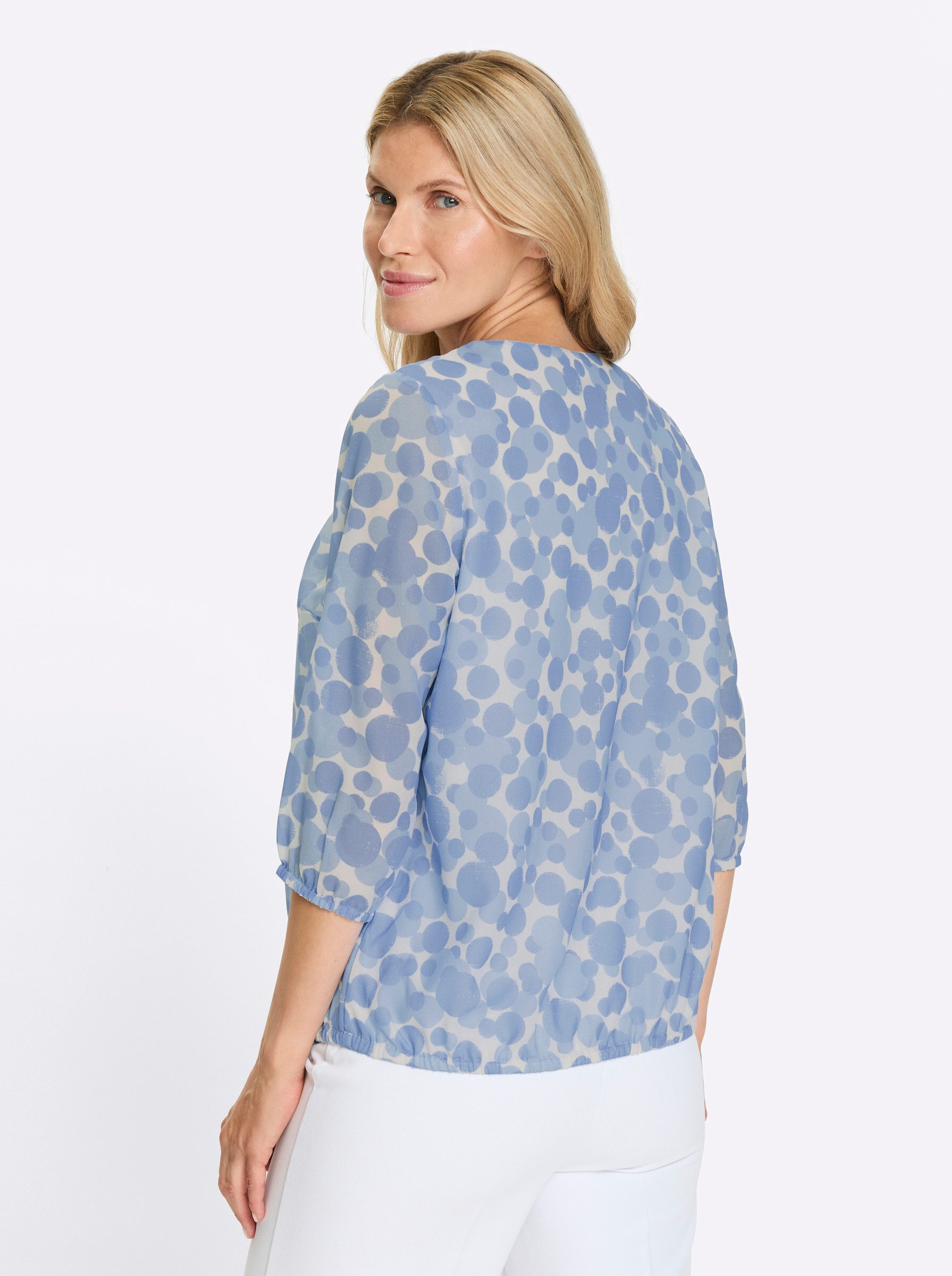 Sieh an! Klassische Bluse Schlupf-Bluse günstig online kaufen