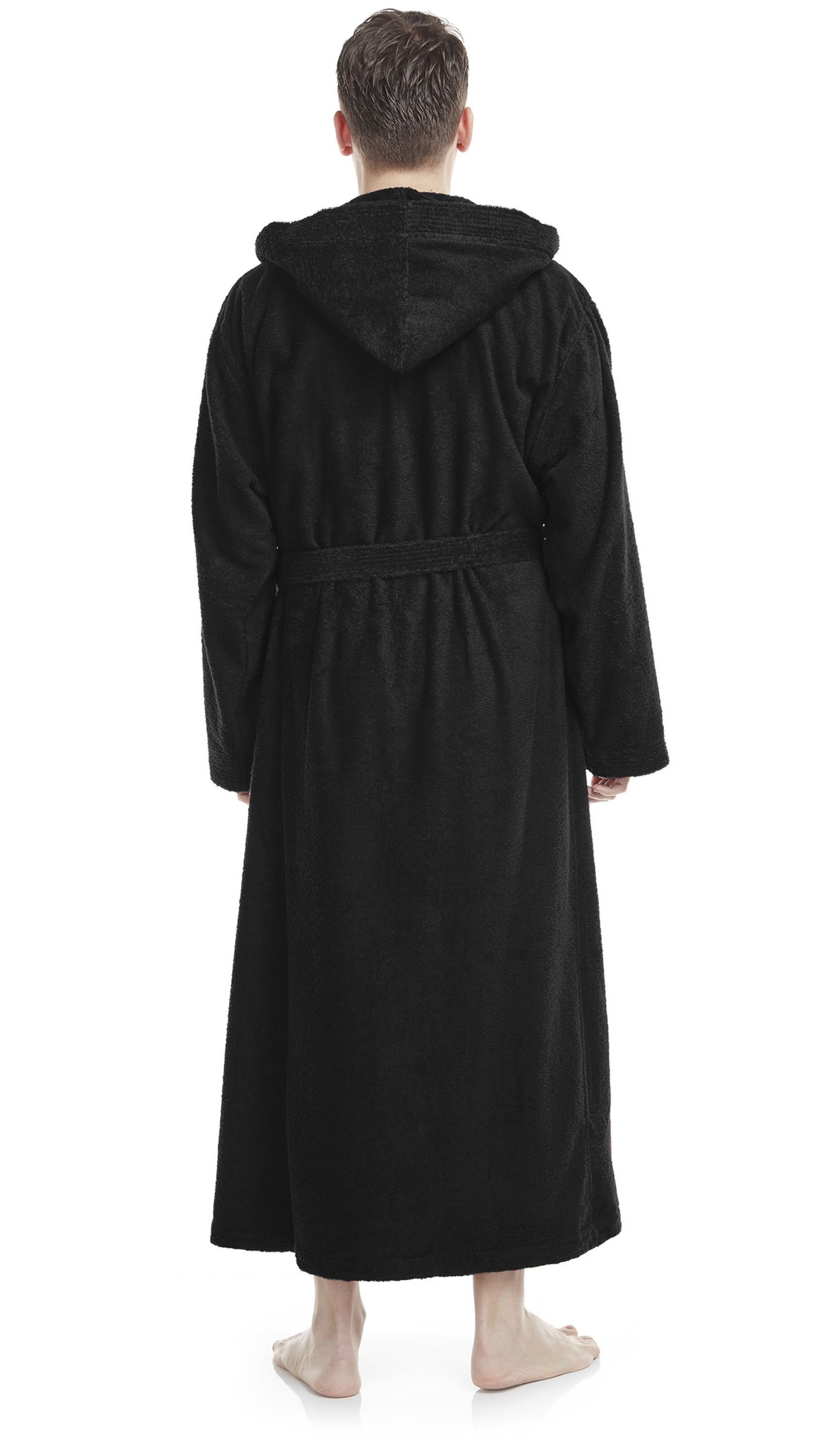 Arus Herrenbademantel Pacific, mit Kapuze, 100% Baumwolle, extra lang, für günstig online kaufen