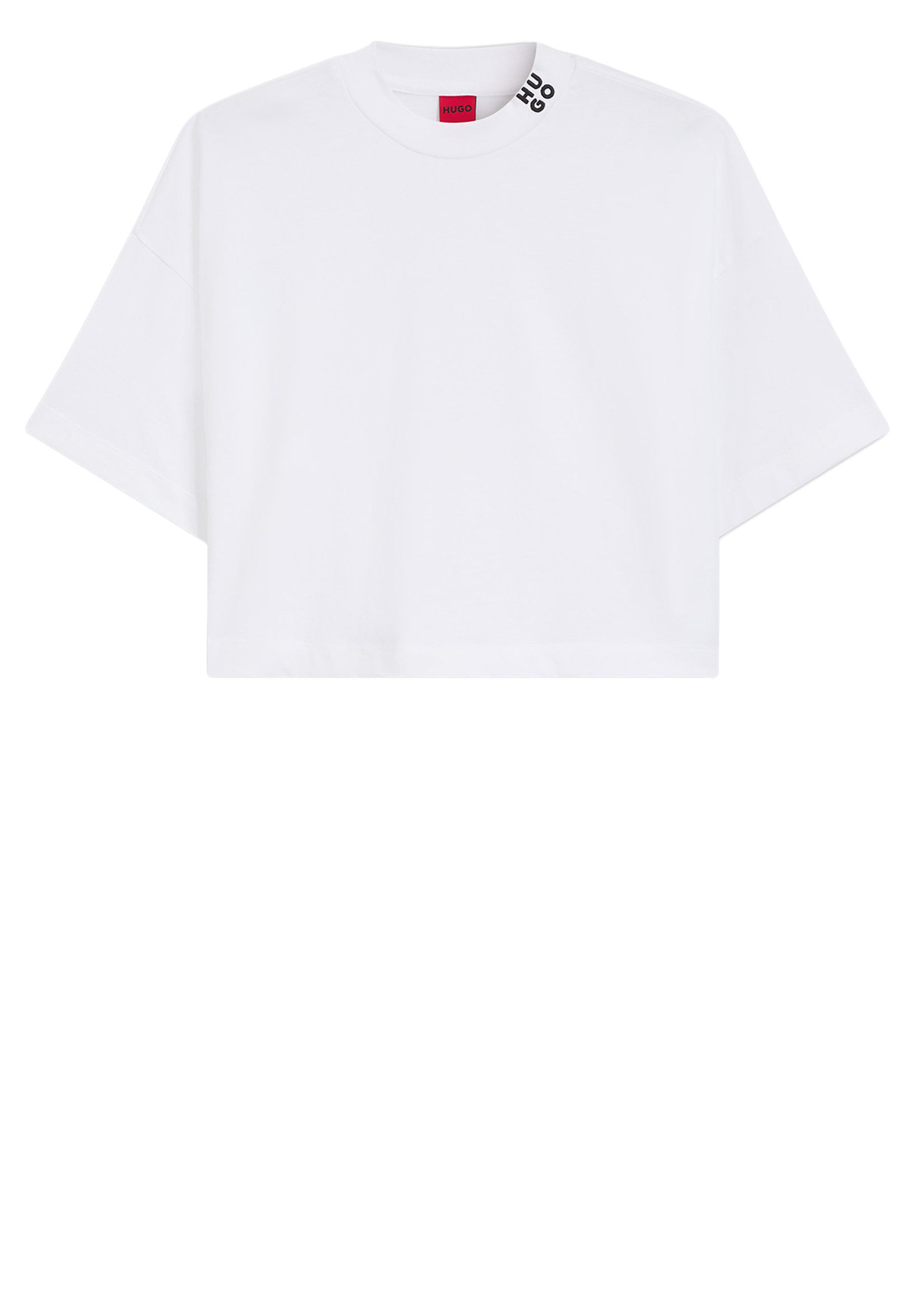 HUGO T-Shirt Damelody mit lockerem Schnitt (1-tlg)