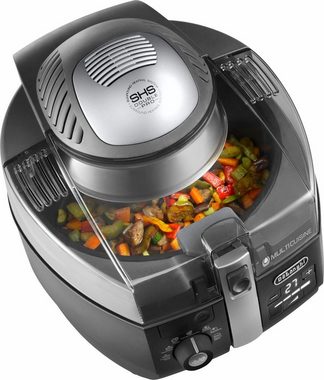 De'Longhi Heißluftfritteuse MultiFry EXTRA CHEF PLUS FH1396.BK, 2300 W, Multicooker, auch zum Brotbacken, Fassungsvermögen 1,7 kg