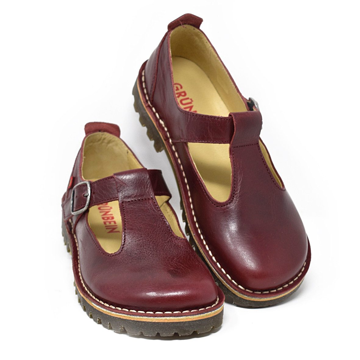 GRÜNBEIN Spangen-Ballerinas Paula Naturform Ballerina