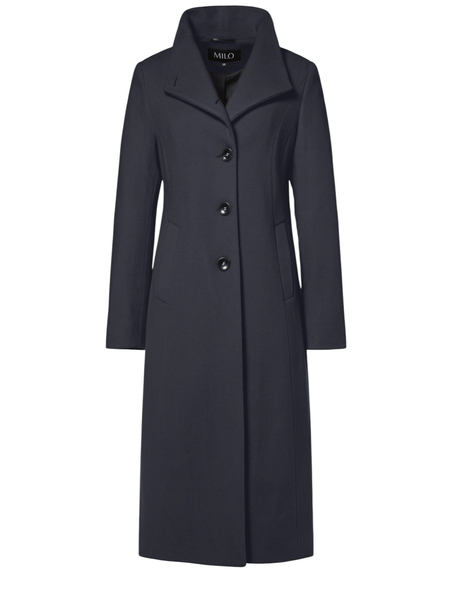 Milo Wintermantel Nada (Wollmischung) navyblau Damen günstig online kaufen