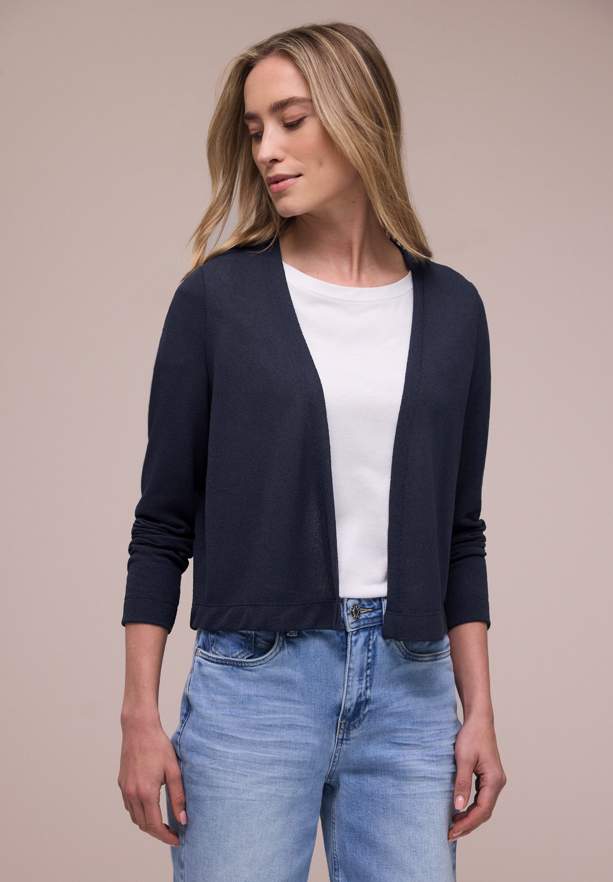 STREET ONE Strickjacke Style Nette in offener Passform günstig online kaufen