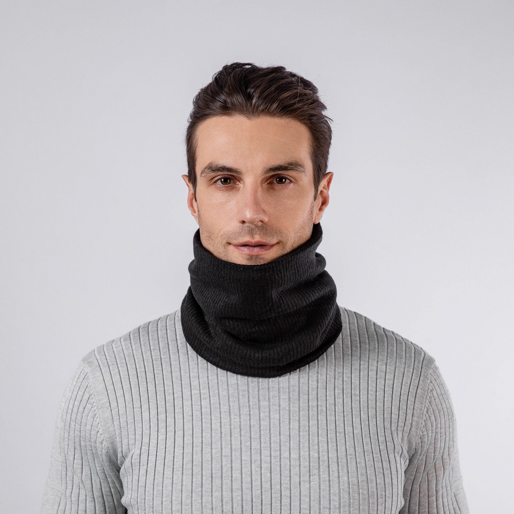 Miss Lulu Loop Fleece-Halstuch – doppellagiger Winter-Halswärmer, Damen & Herren, (1-St) – Bild 2 von 5