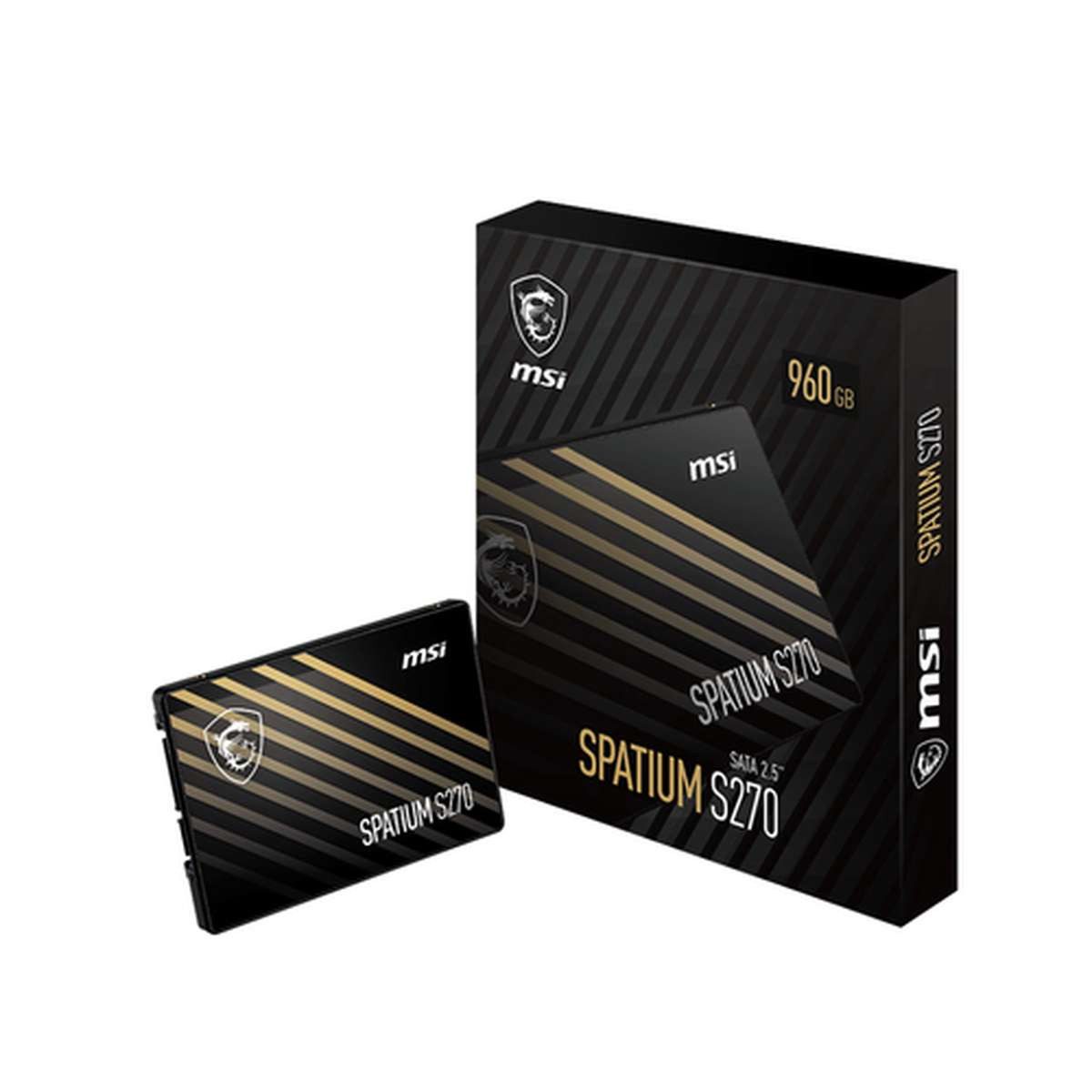 MSI MSI Spatium S270 SATA 2.5 960GB 2.5" Serial ATA III 3D NAND interne SSD