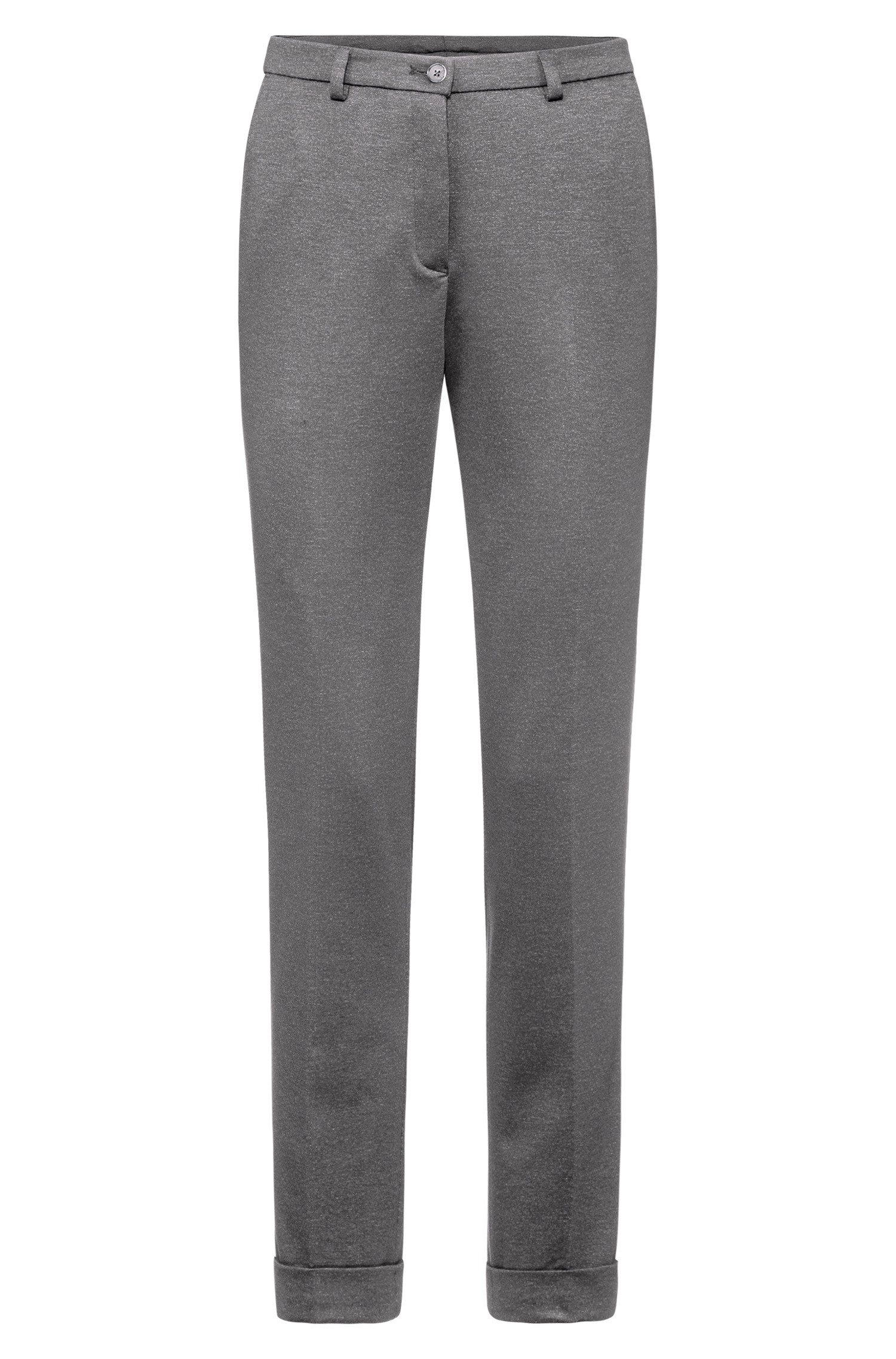 GREIFF Jerseyhose Greiff CASUAL Damen Jerseyhose Regular-Fit Hellgrau melli günstig online kaufen