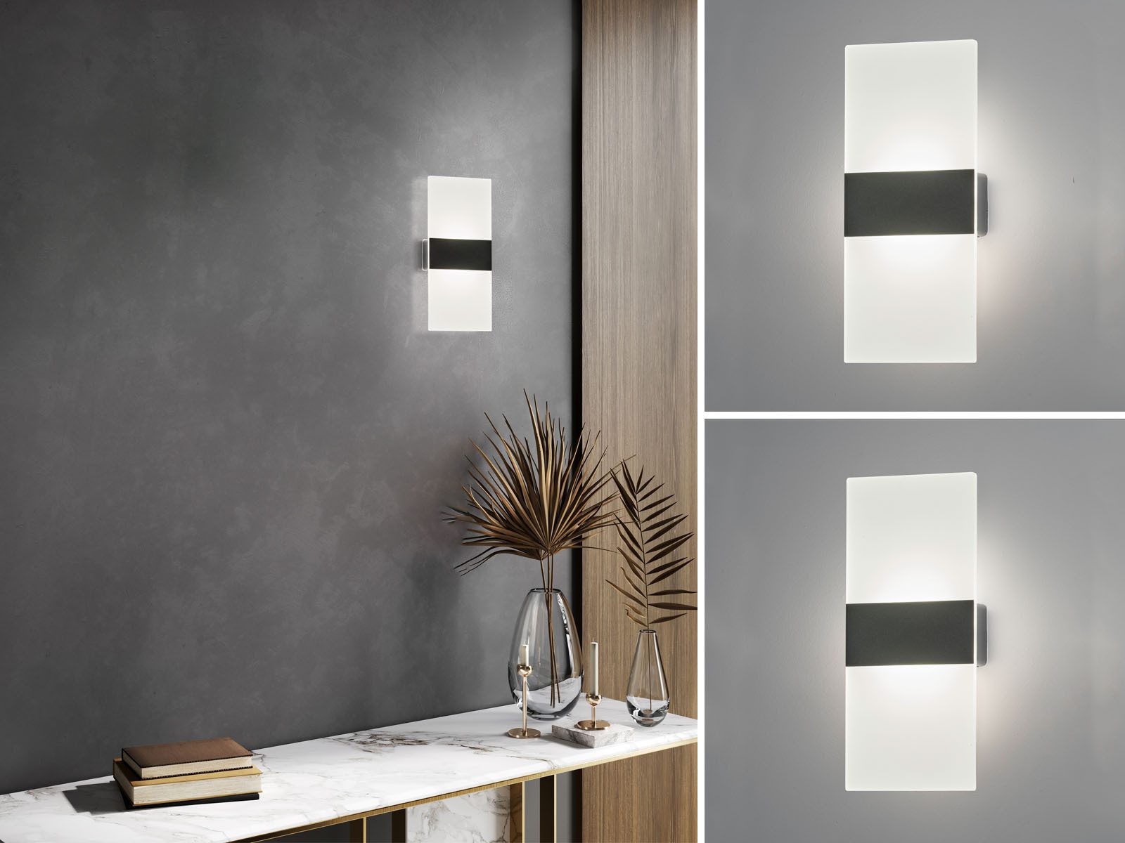 easy! BY FHL LED Wandleuchte, Dimmfunktion, LED fest integriert, Warmweiß, günstig online kaufen