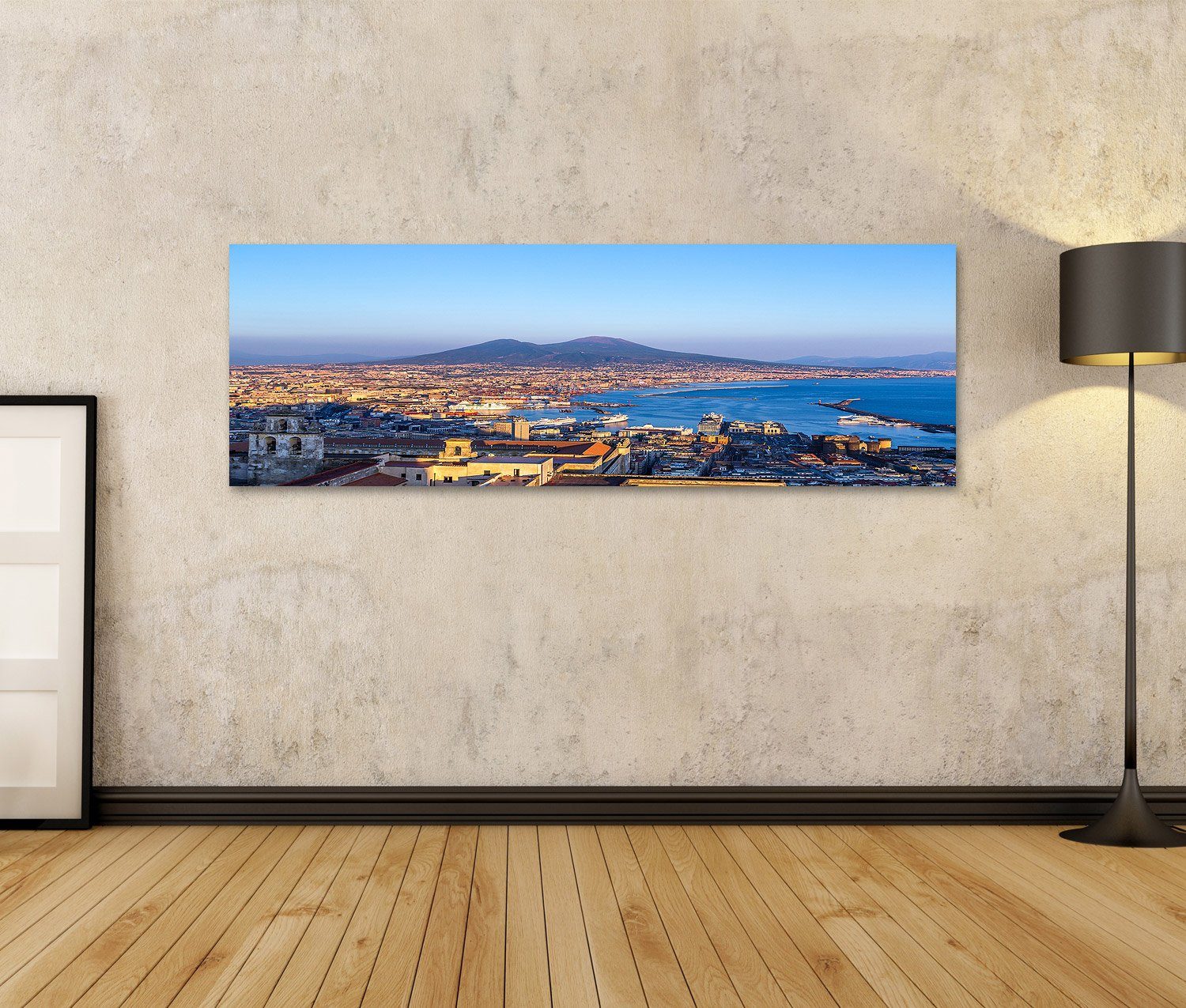 islandburner Leinwandbild Bild auf Leinwand Napoli günstig online kaufen