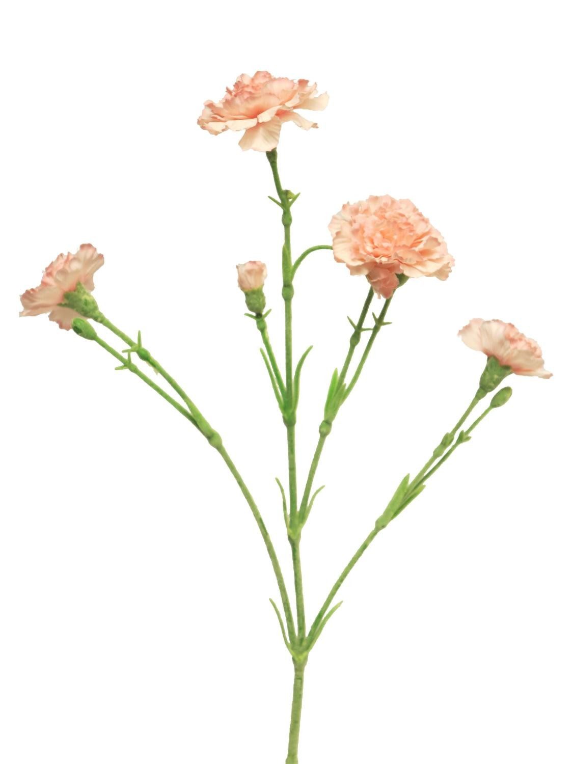 Kunstzweig Kunstblume Nelke AHONG, rosa, 60 cm Nelke, artplants