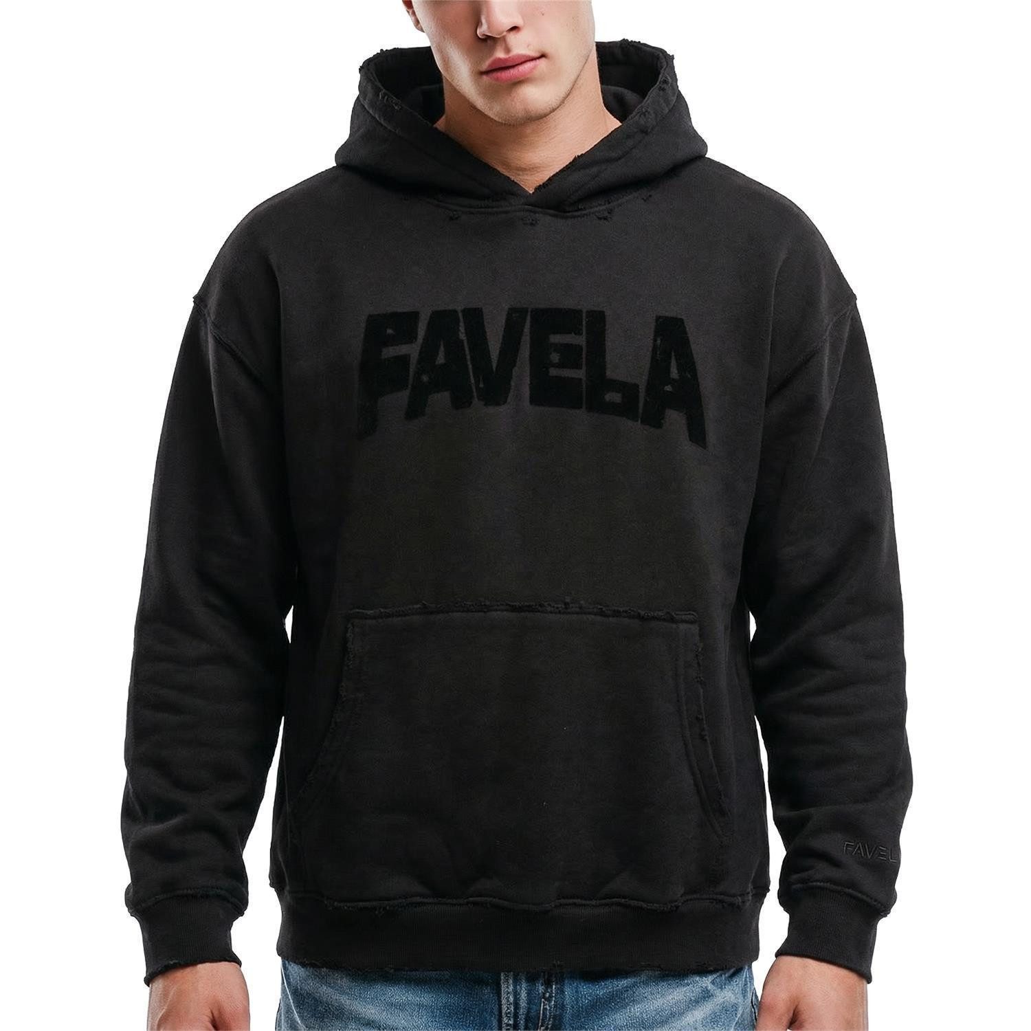 Favela Hoodie Hoodie Favela Puff Disstressed (1-tlg) günstig online kaufen