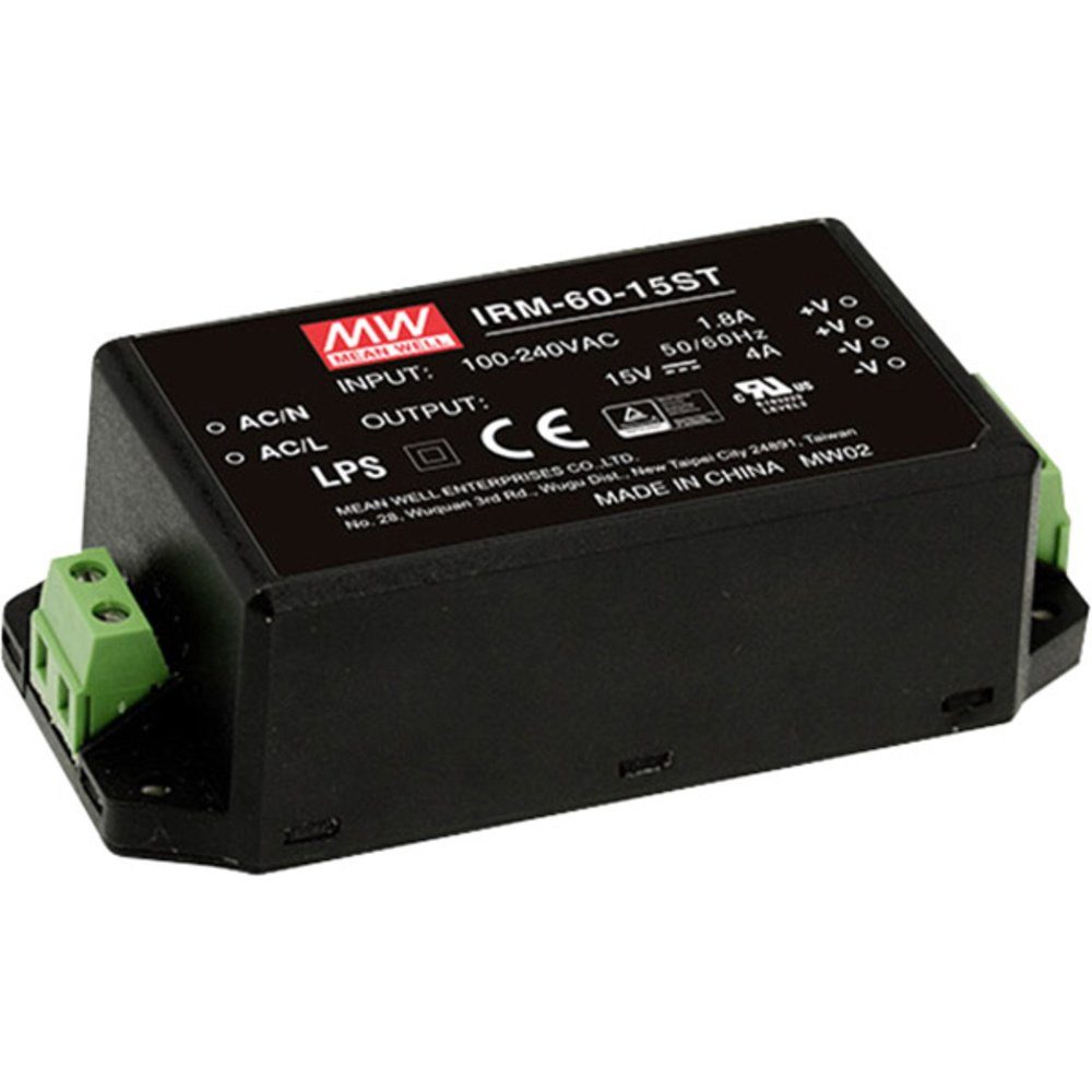 Mean Well IRM-60-24ST AC/DC-Printnetzteil 60 W AC/DC-Einbaunetzteil