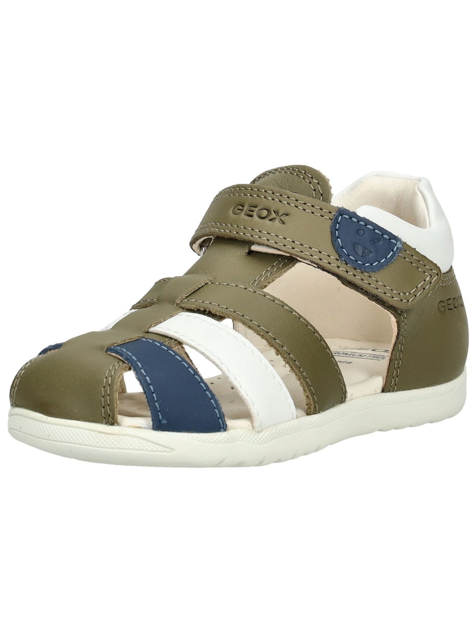 Geox Geox Halbschuhe Leder/Synthetik Klettschuh