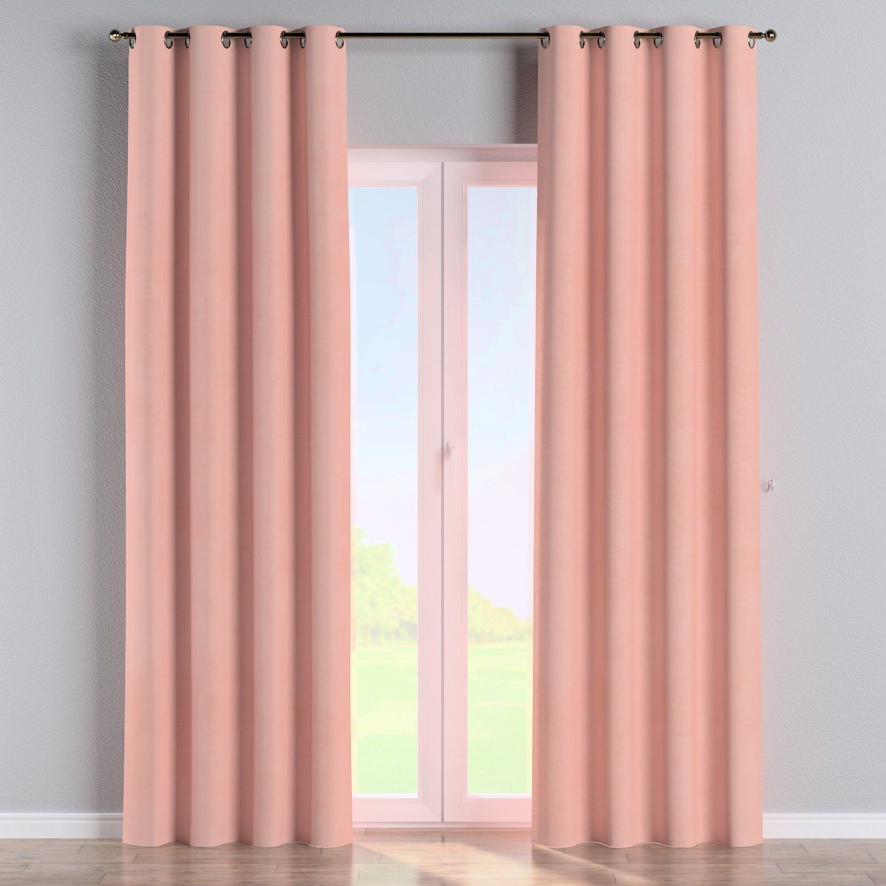 Vorhang Dekoria 60x100 cm, rosa Crema, Ösenschal