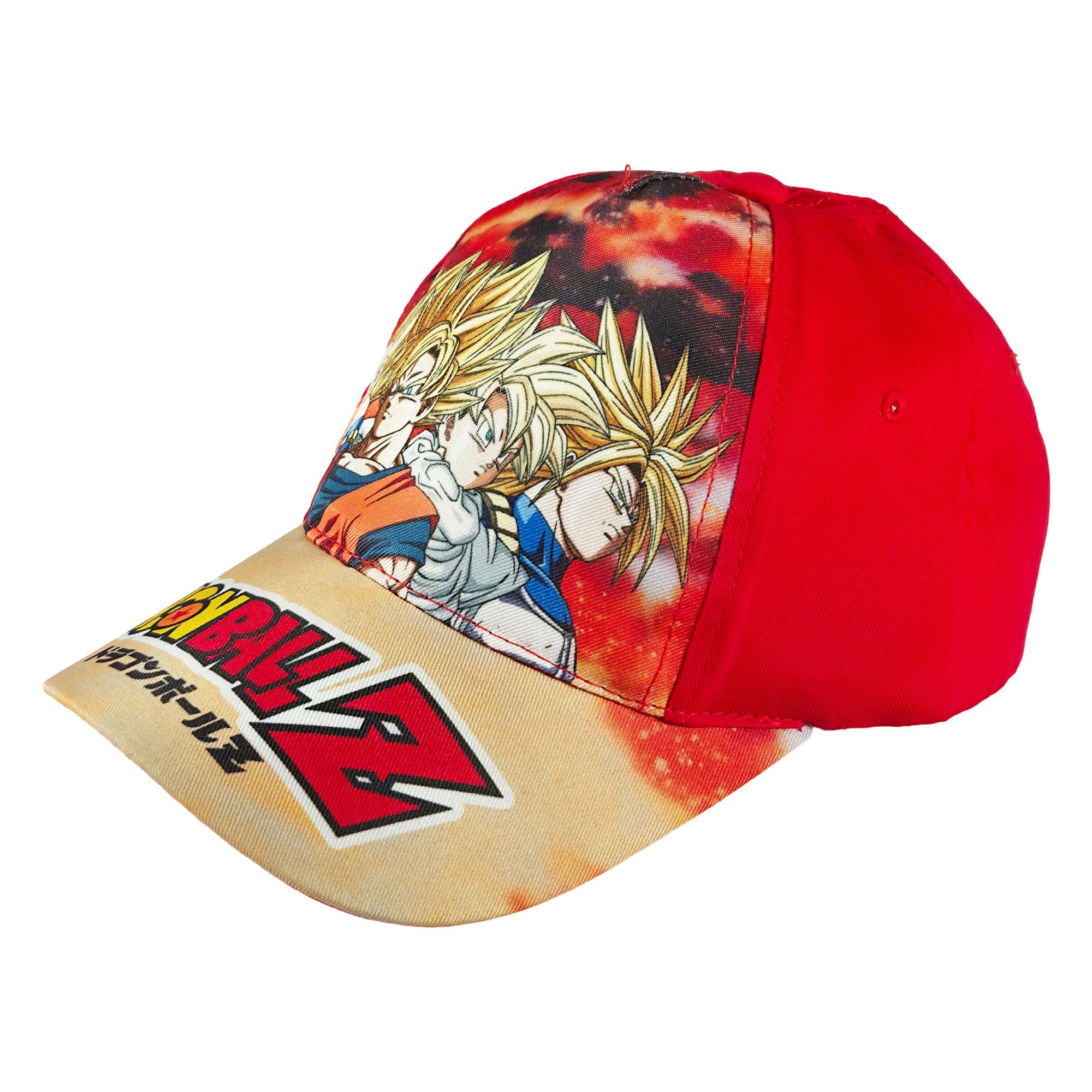 Dragon Ball Baseball Cap Anime Dragon Ball Z Jungen Basecap Baseball Kappe Mütze Gr. 52 bis 54