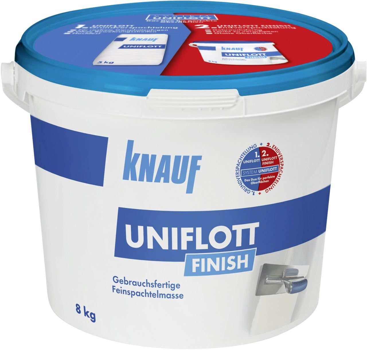 KNAUF Spachtelmasse Knauf Uniflott Finish Spachtelmasse 8 kg