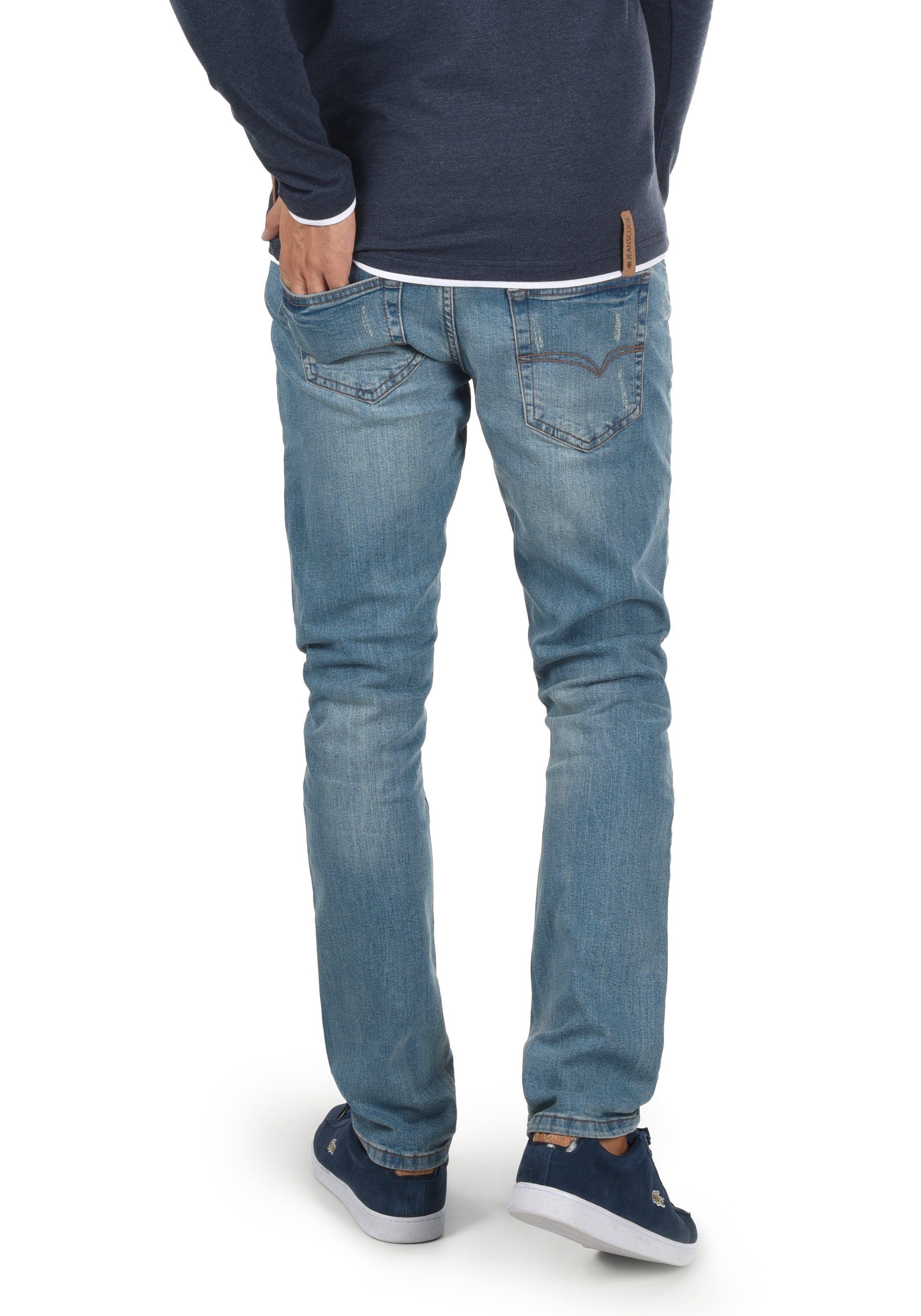 Indicode 5-Pocket-Jeans IDAldersgate Blue Wash (1014)