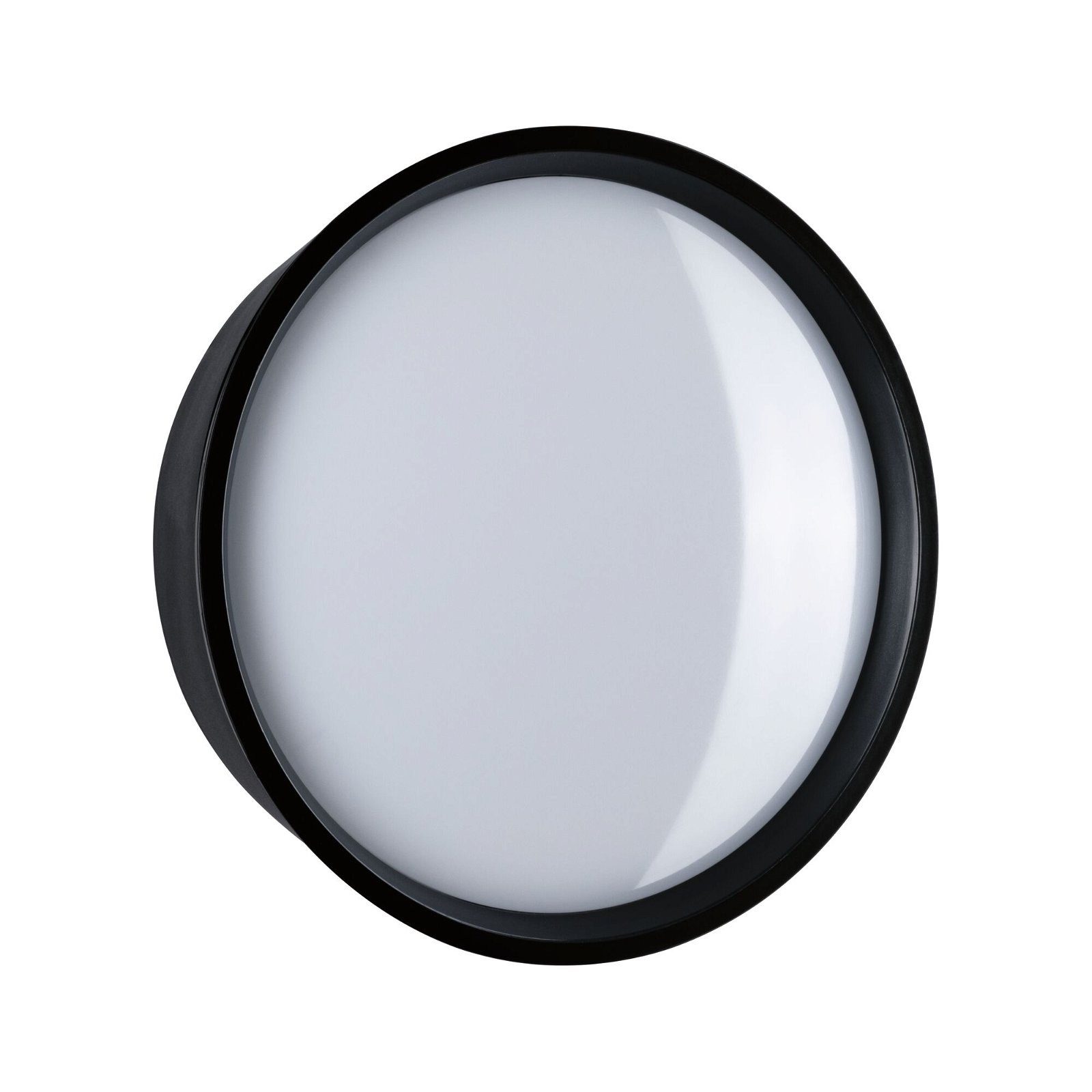 Paulmann LED Außen-Wandleuchte Platomo IP44 rund 180mm 3000K 14,5W 1200lm 230V Kunststoff, LED fest integriert, Warmweiß, seewasserresistent