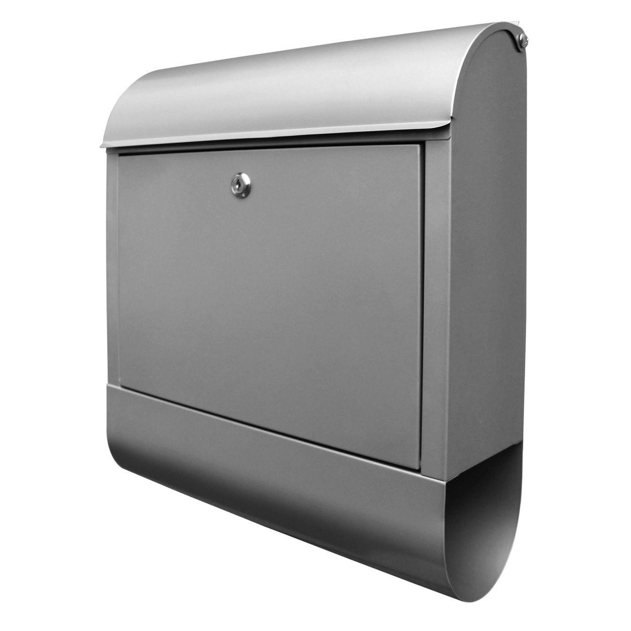 banjado Wandbriefkasten Stahl (Wandbriefkasten witterungsbeständig, pulverb günstig online kaufen