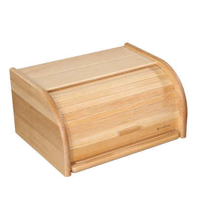 ZASSENHAUS Brotkasten Brotkasten Holz mit Schneidebrett Country, Holz, (Stück, 1-tlg), Brotbox Brottopf