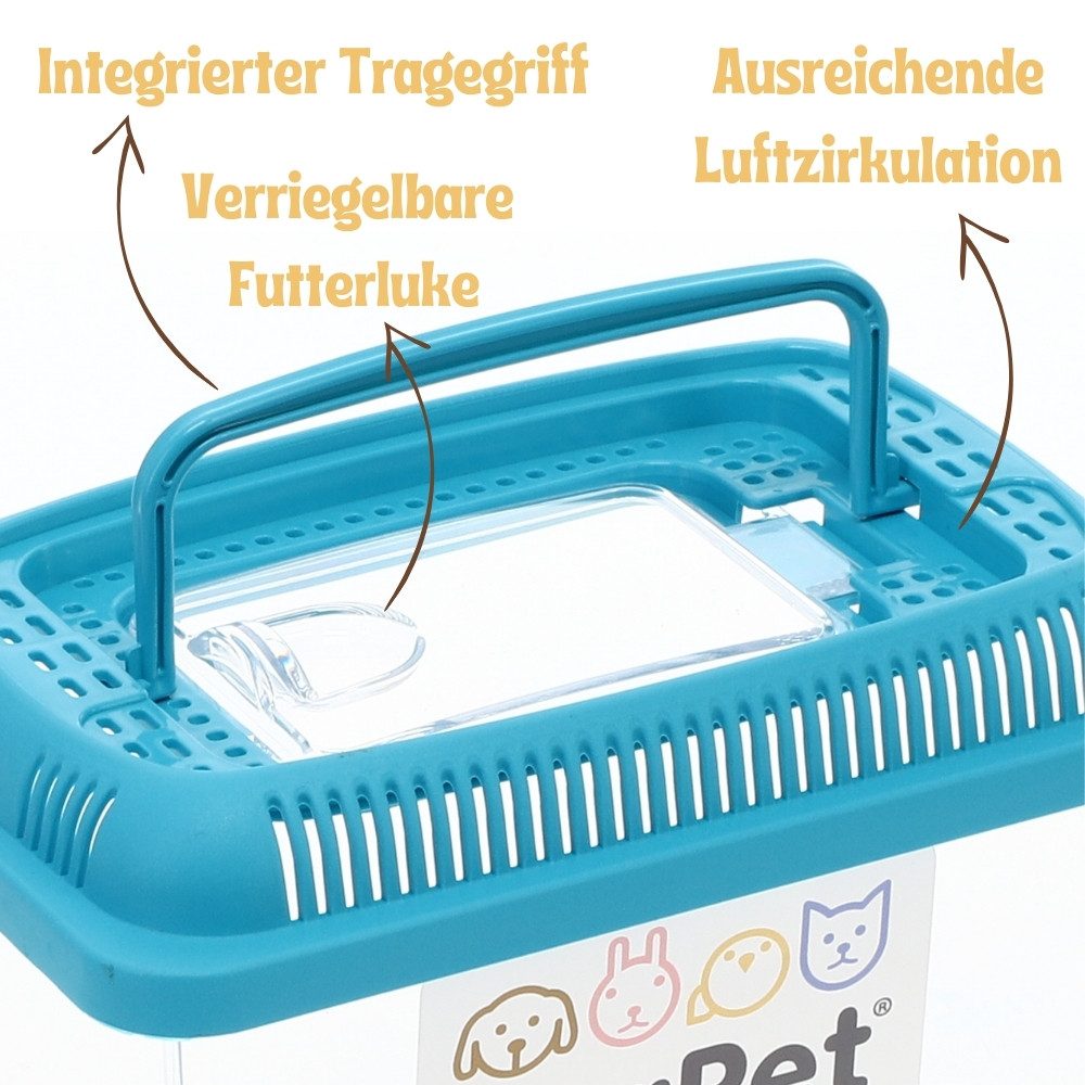 GarPet Aquarium 2er Set Faunabox Faunarium Urzeitkrebs Triops Heimchen Spinnen Box