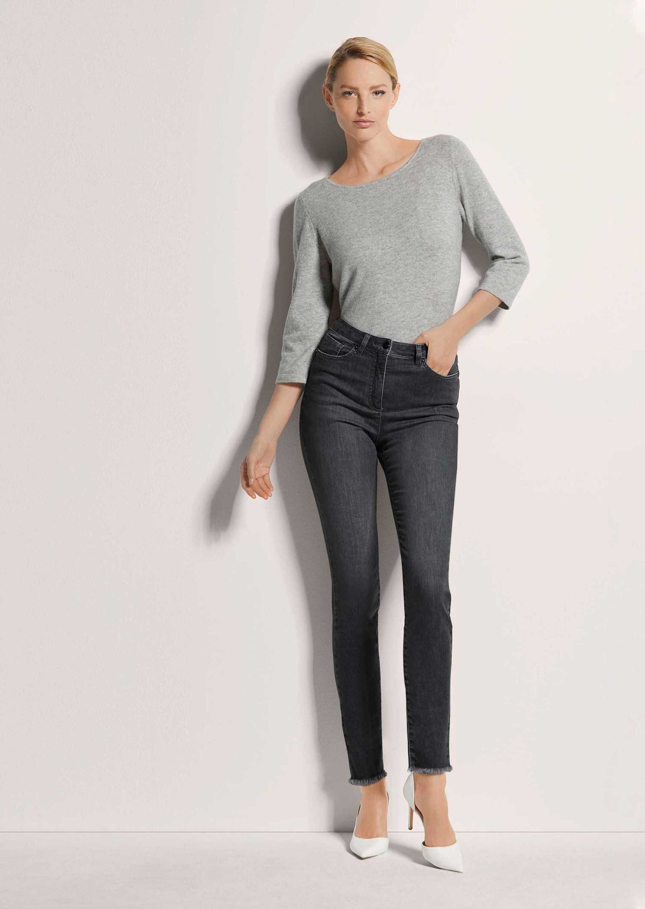 MADELEINE Gerade Jeans Mid Waist Skinny-Hose günstig online kaufen
