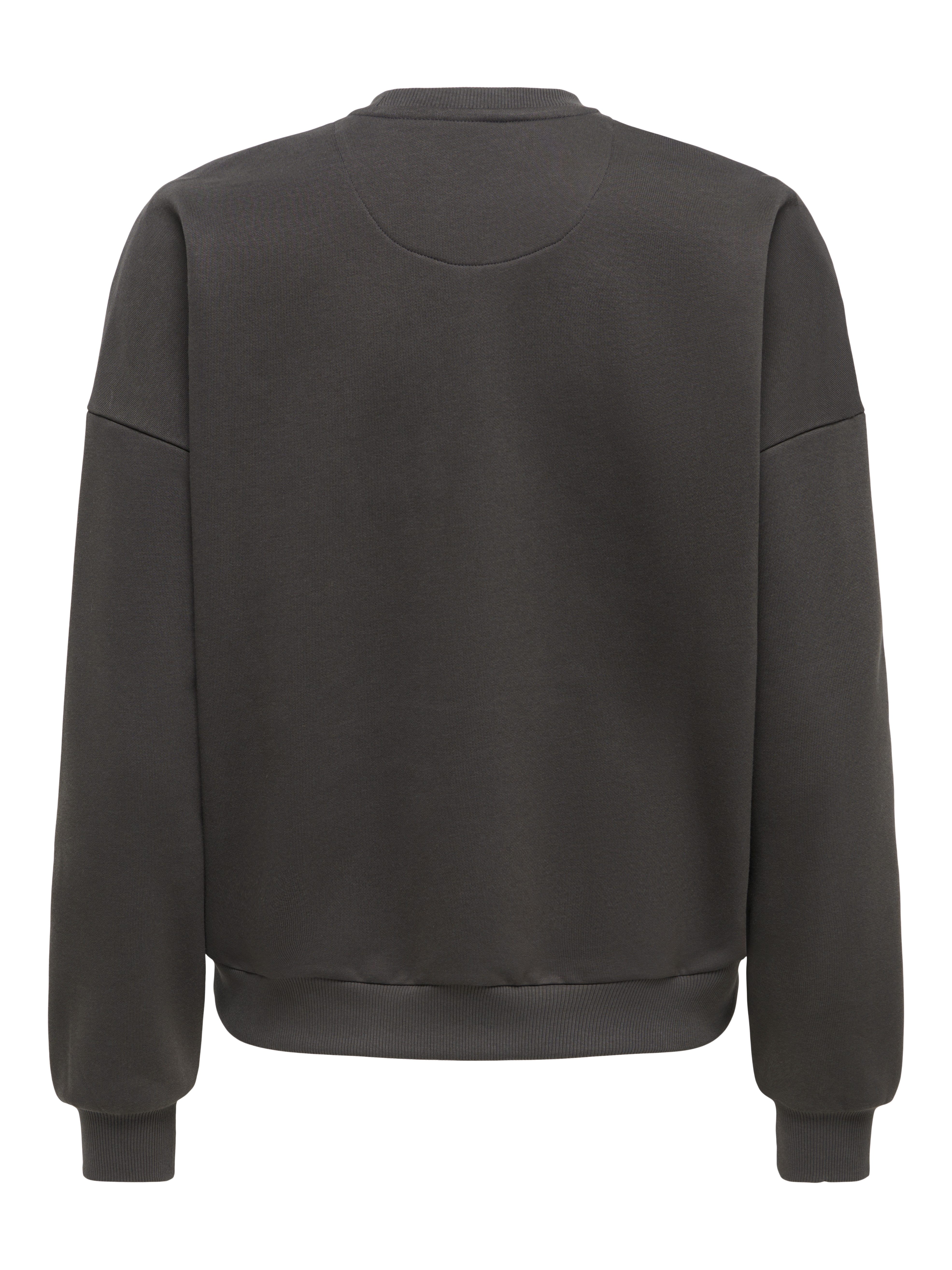 ONLY Sweatshirt ONLTAMMIE L/S LEO PRINT O-NECK SWT Baumwollmischung, regular fit