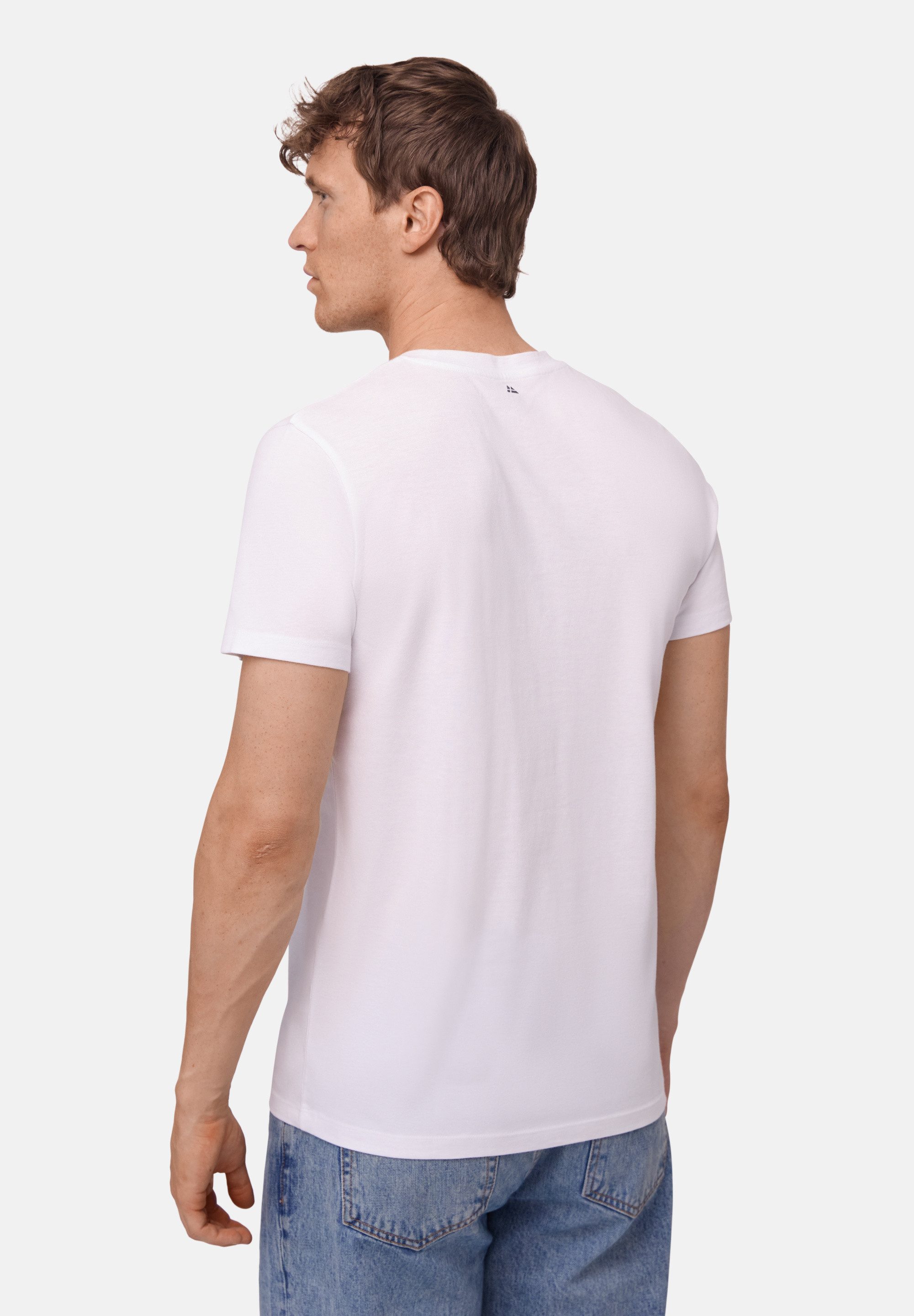DANISH ENDURANCE T-Shirt Basic Crew Neck Herren (4er-Pack) aus Modal & Baumwolle, Rundhals-Ausschnitt